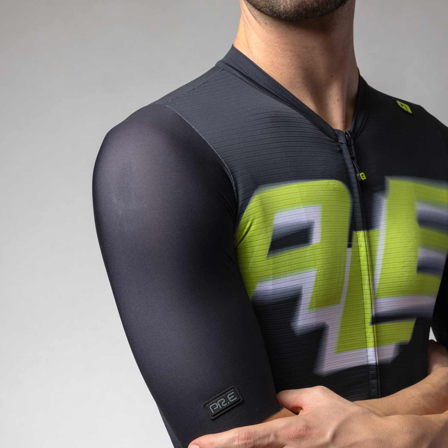 Ale Clothing Sauvage PR-E Short Sleeved Jersey Black XL