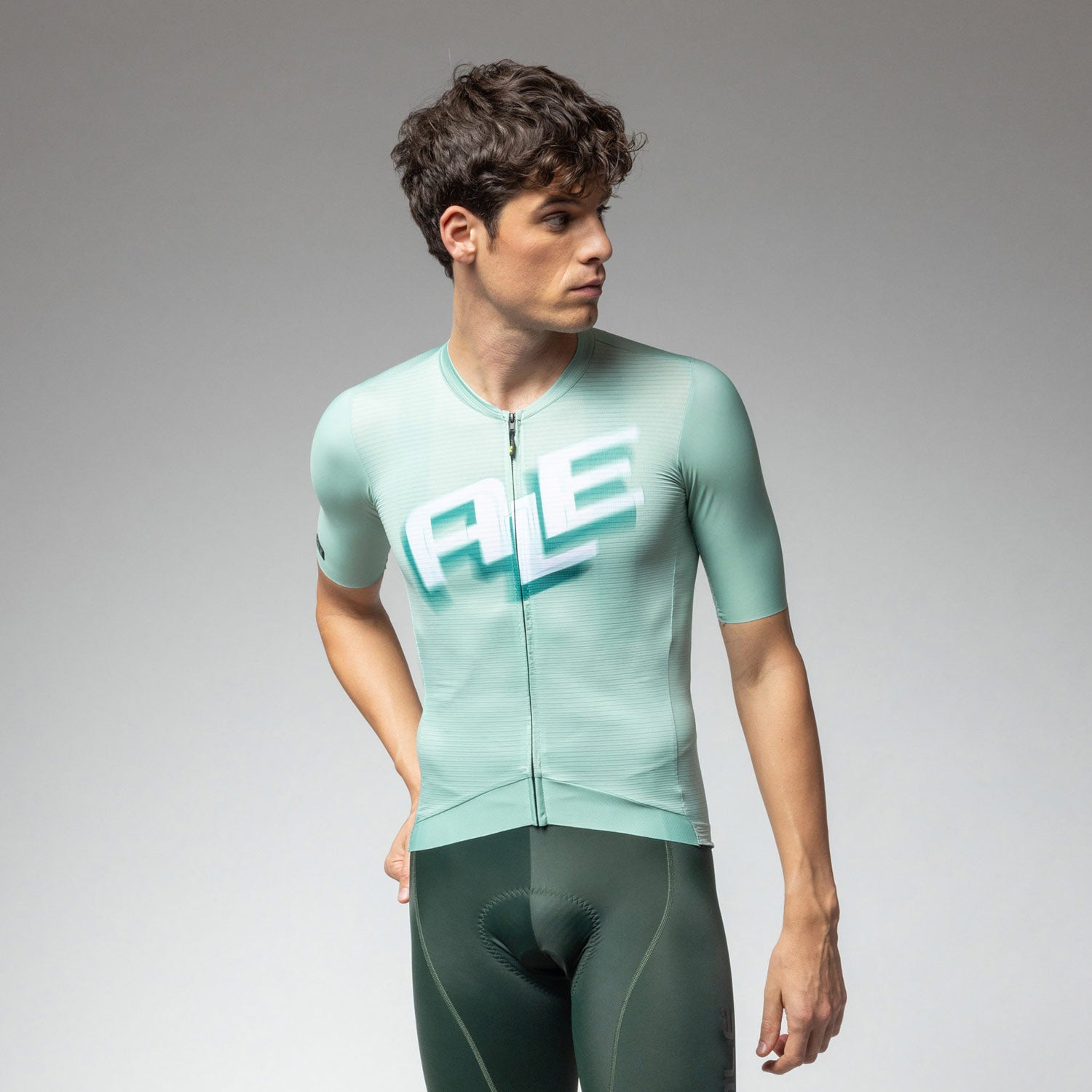 Ale Clothing Sauvage 2.0 PR-E Short Sleeved Jersey - M - Green PR-E