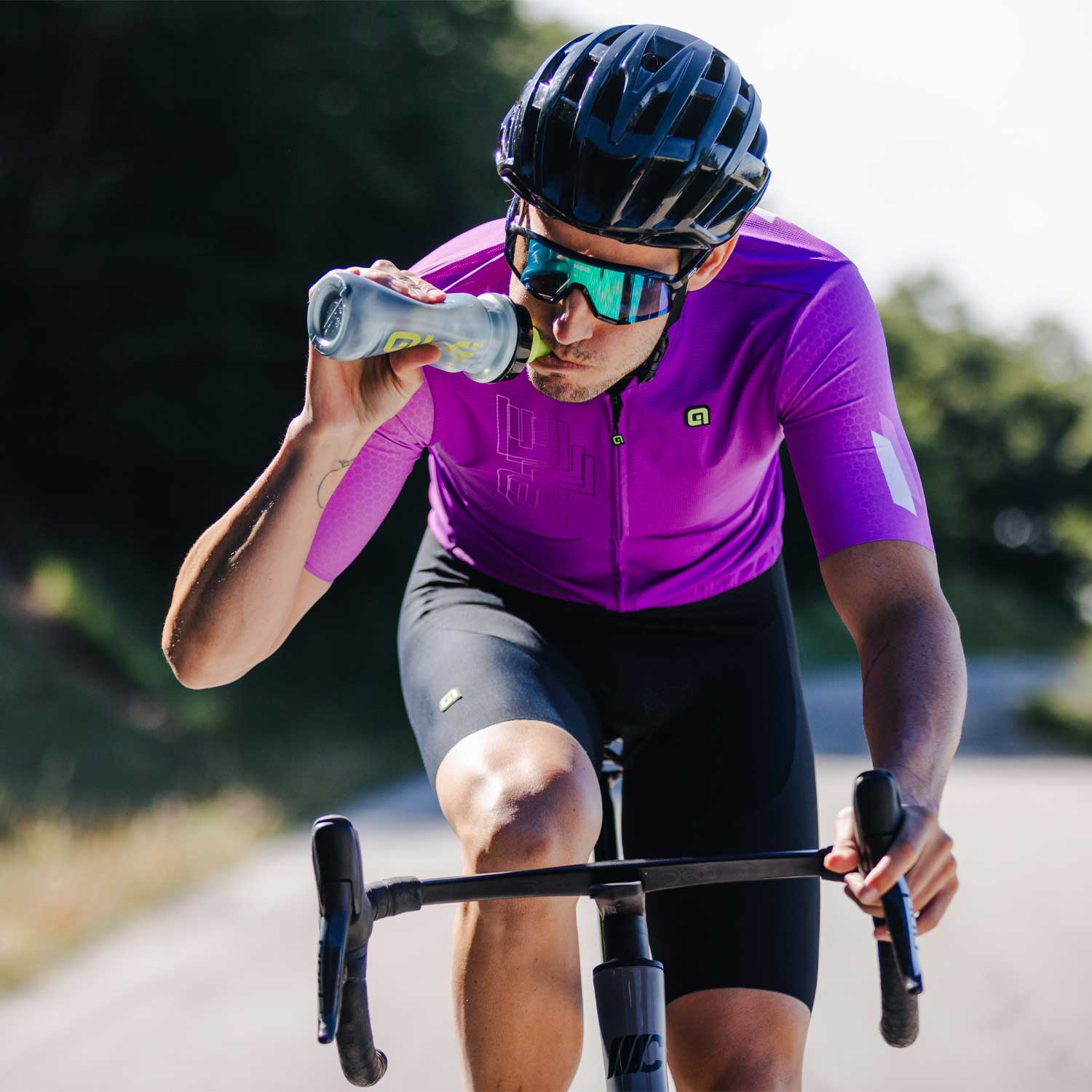 Ale Clothing Follow Me PR-E Short Sleeved Jersey Cyclamen M