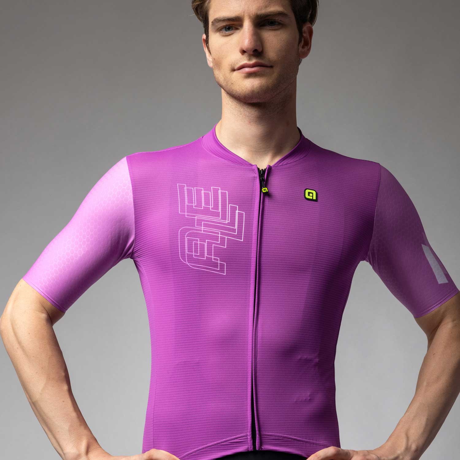 Ale Clothing Follow Me PR-E Short Sleeved Jersey Cyclamen XL