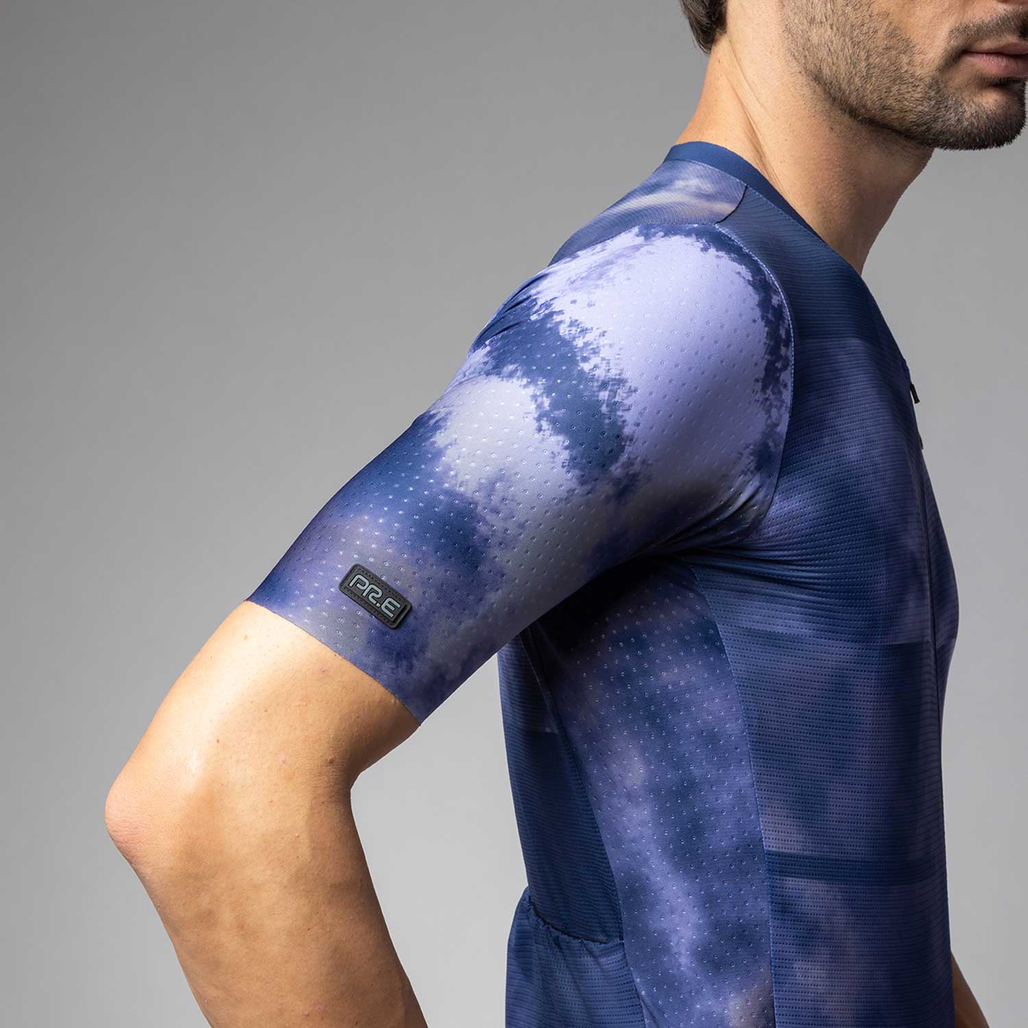 Ale Clothing Atmosfera PR-E Short Sleeeved Jersey Blue XXL