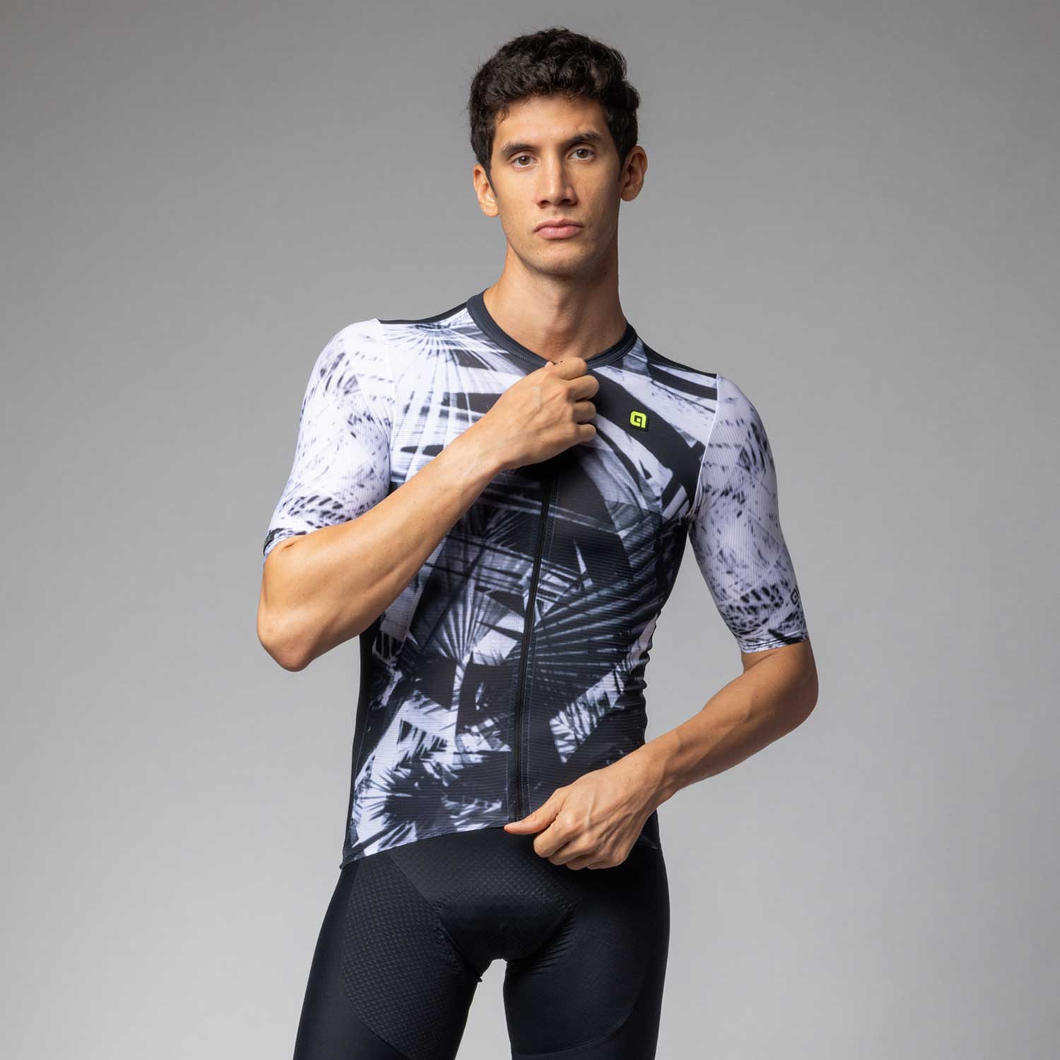 Ale Clothing Palm PR-E Short Sleeved Jersey Black