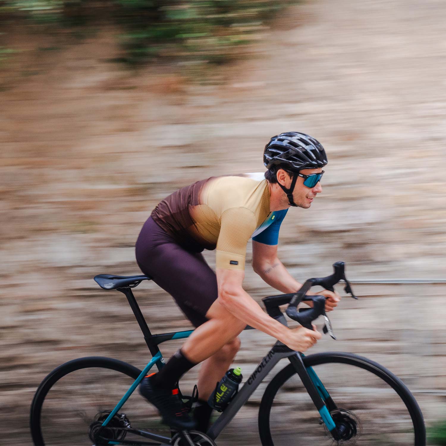 Ale Clothing Flash PR-E Short Sleeved Jersey Gold XL