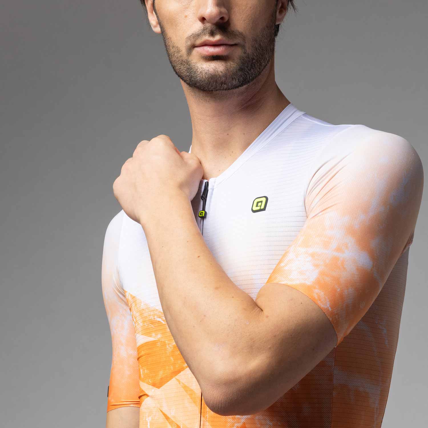 Ale Clothing Quartz PR-E Short Sleeved Jersey Orange L