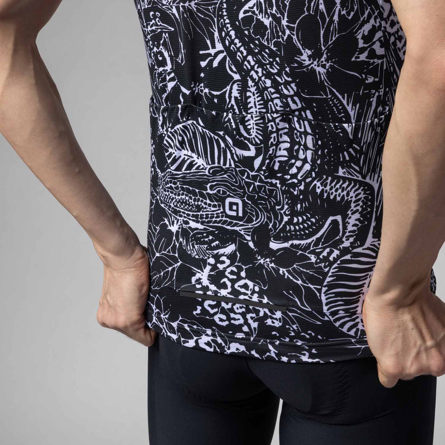 Ale Clothing Safari Pragma Short Sleeved Jersey Black XXL