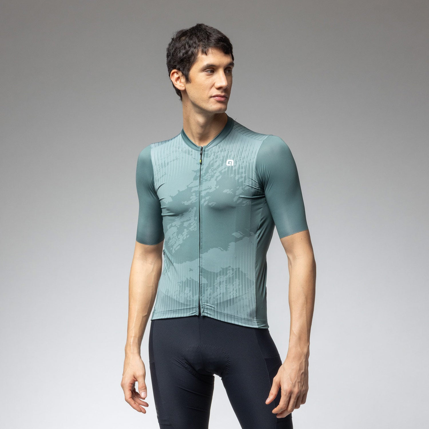 Ale Clothing Krakatoa Off Road Short Sleeved Jersey - L - Green Off Road/Gravel