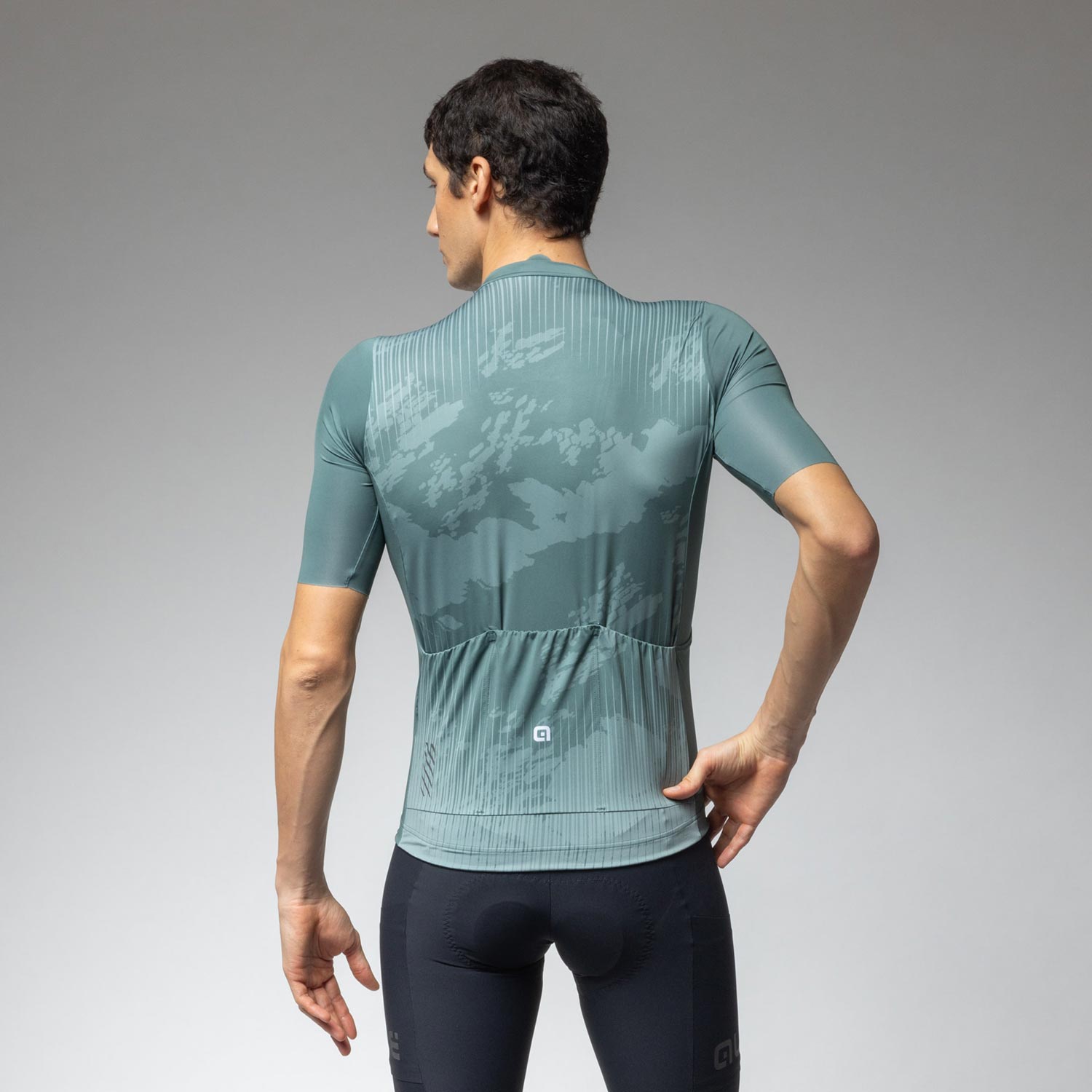 Ale Clothing Krakatoa Off Road Short Sleeved Jersey - L - Green Off Road/Gravel
