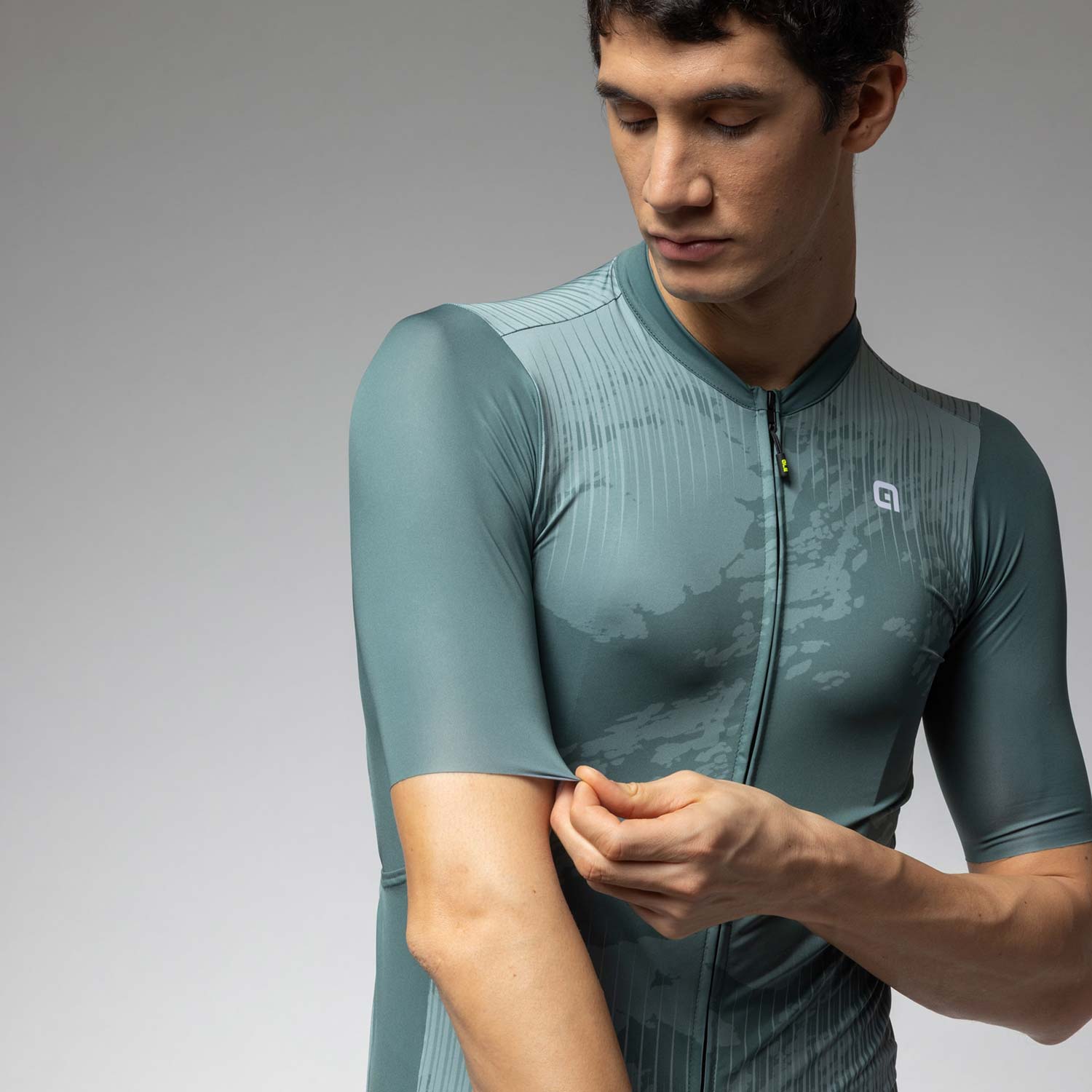 Ale Clothing Krakatoa Off Road Short Sleeved Jersey - XL - Green Off Road/Gravel