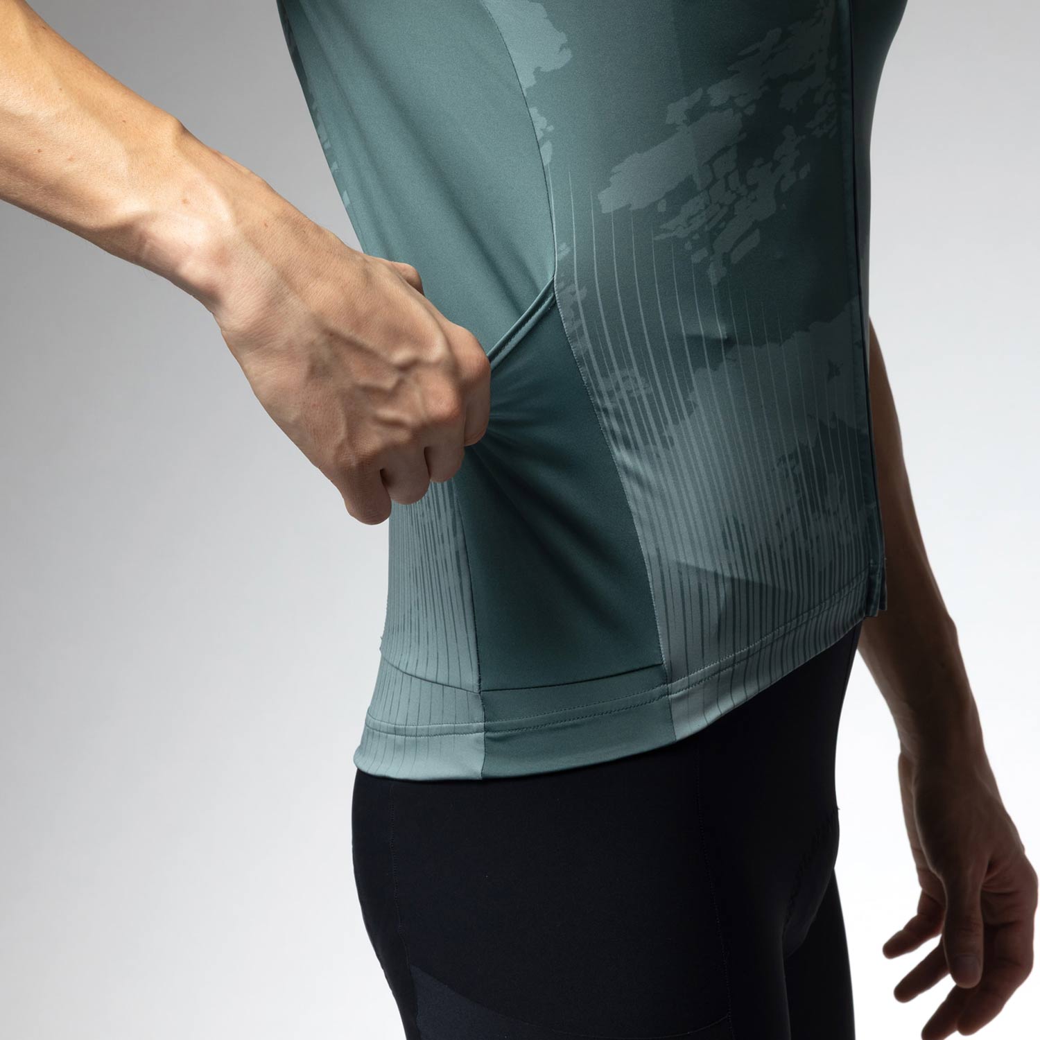 Ale Clothing Krakatoa Off Road Short Sleeved Jersey - XXL - Green Off Road/Gravel
