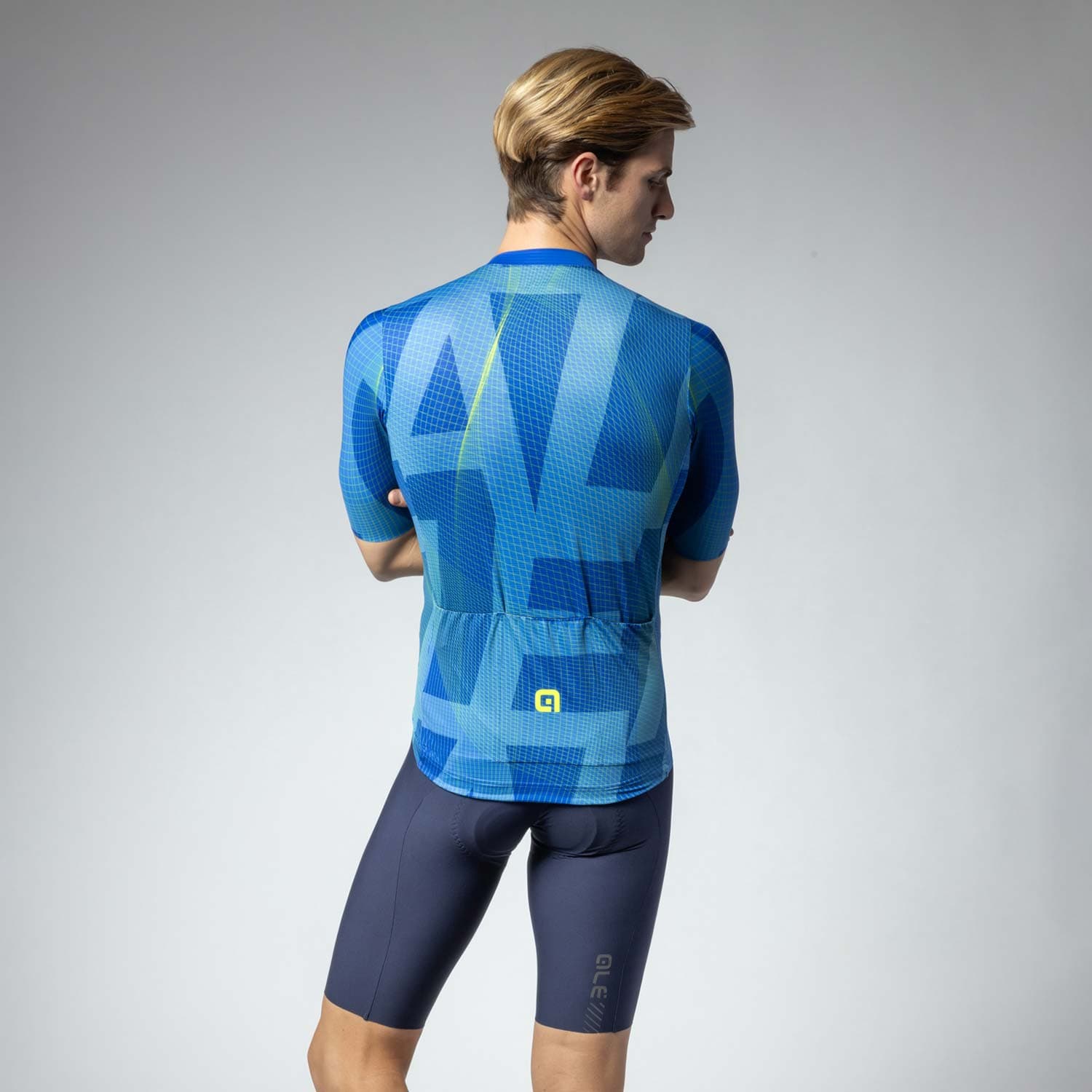 Ale Clothing Synergy PR-E Short Sleveed Jersey Blue L