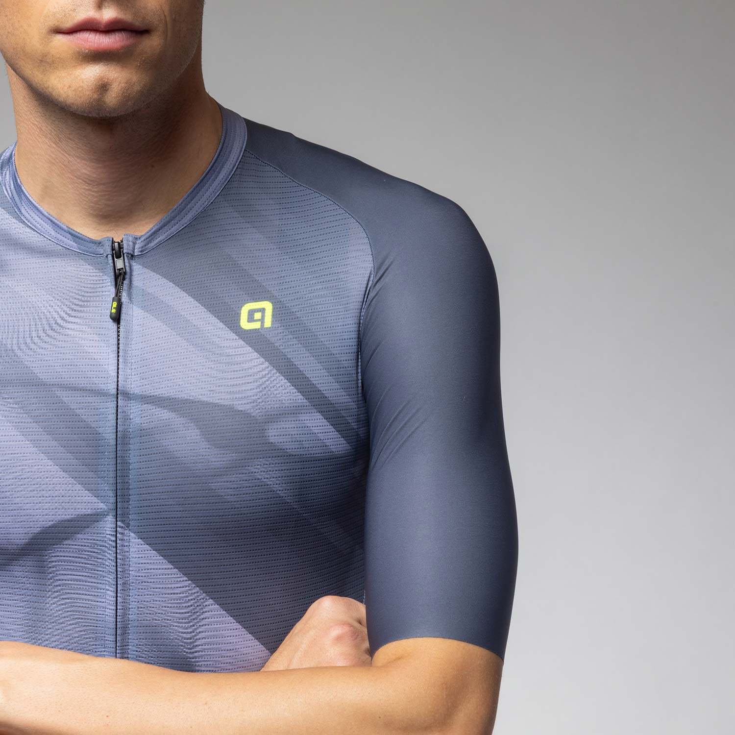 Ale Clothing Crash Pragma Short Sleeved Jersey - XL - Grey Pragma