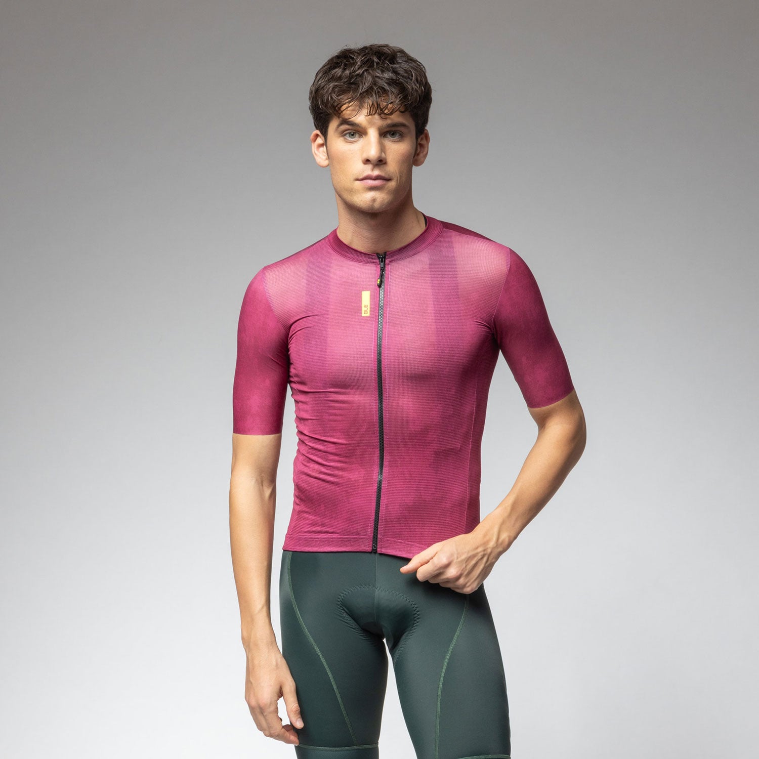 Ale Clothing Deep Pragma Short Sleeved Jersey - L - Purple Pragma