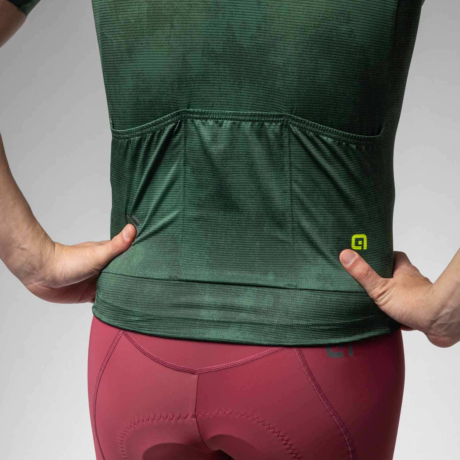 Ale Clothing Deep Pragma Short Sleeved Jersey - L - Green Pragma