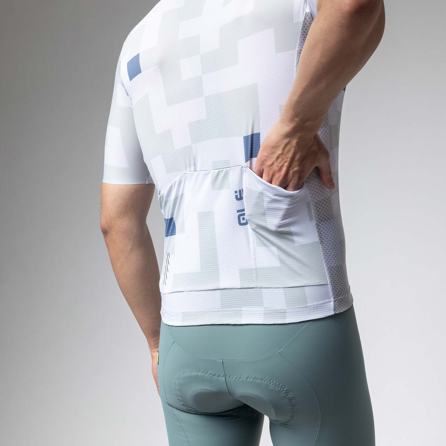 Ale Clothing Pixel Pragma Short Sleeved Jersey - XL - White Pragma