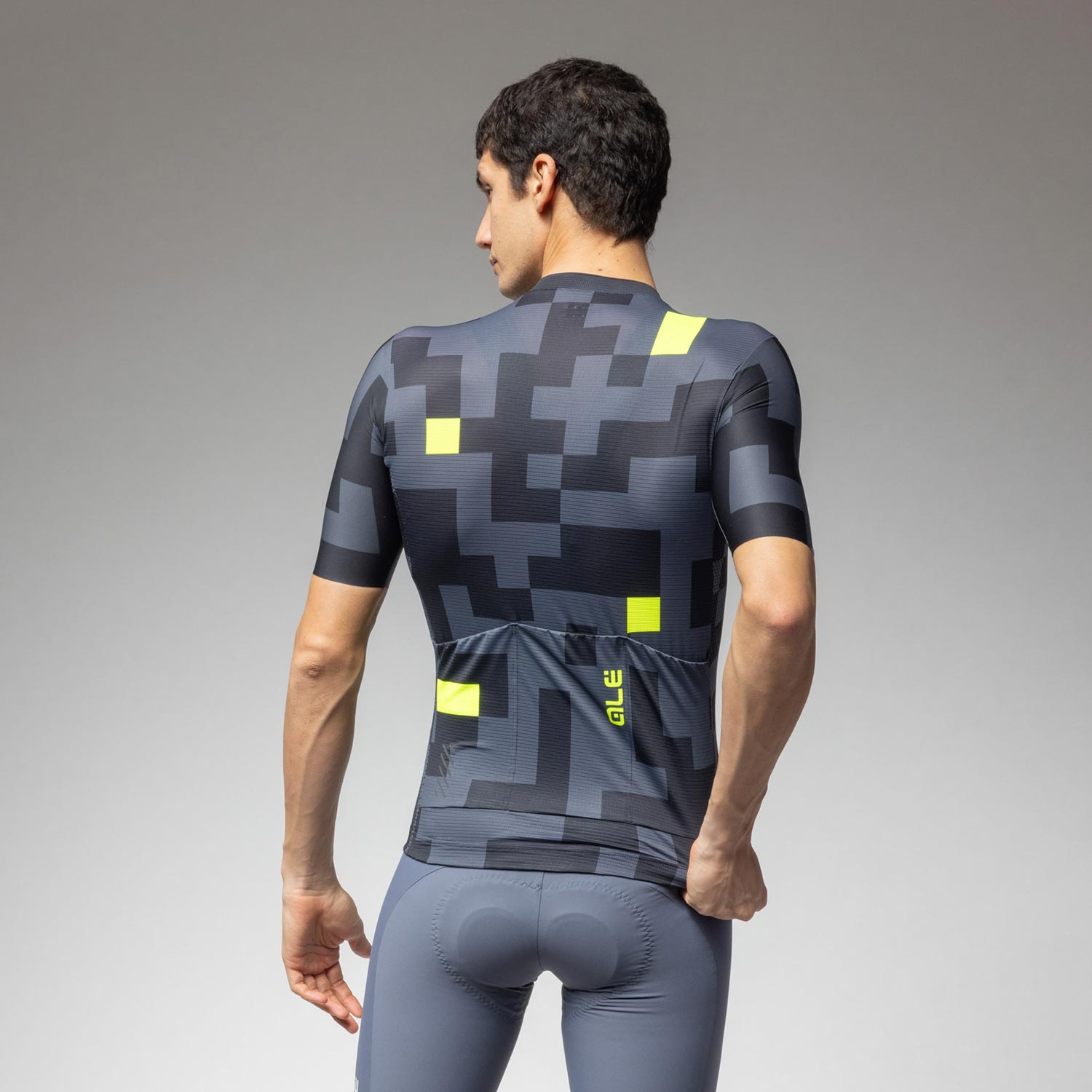 Ale Clothing Pixel Pragma Short Sleeved Jersey - XXL - Black Pragma