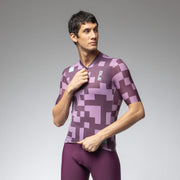 Ale Clothing Pixel Pragma Short Sleeved Jersey - XL - Purple Pragma