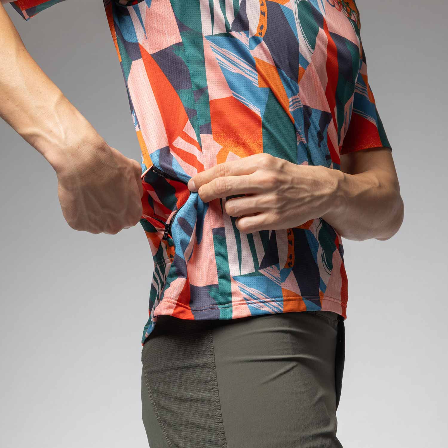 Ale Clothing Savana Off Road Short Sleeved Jersey - M - Multi Off Road/Gravel