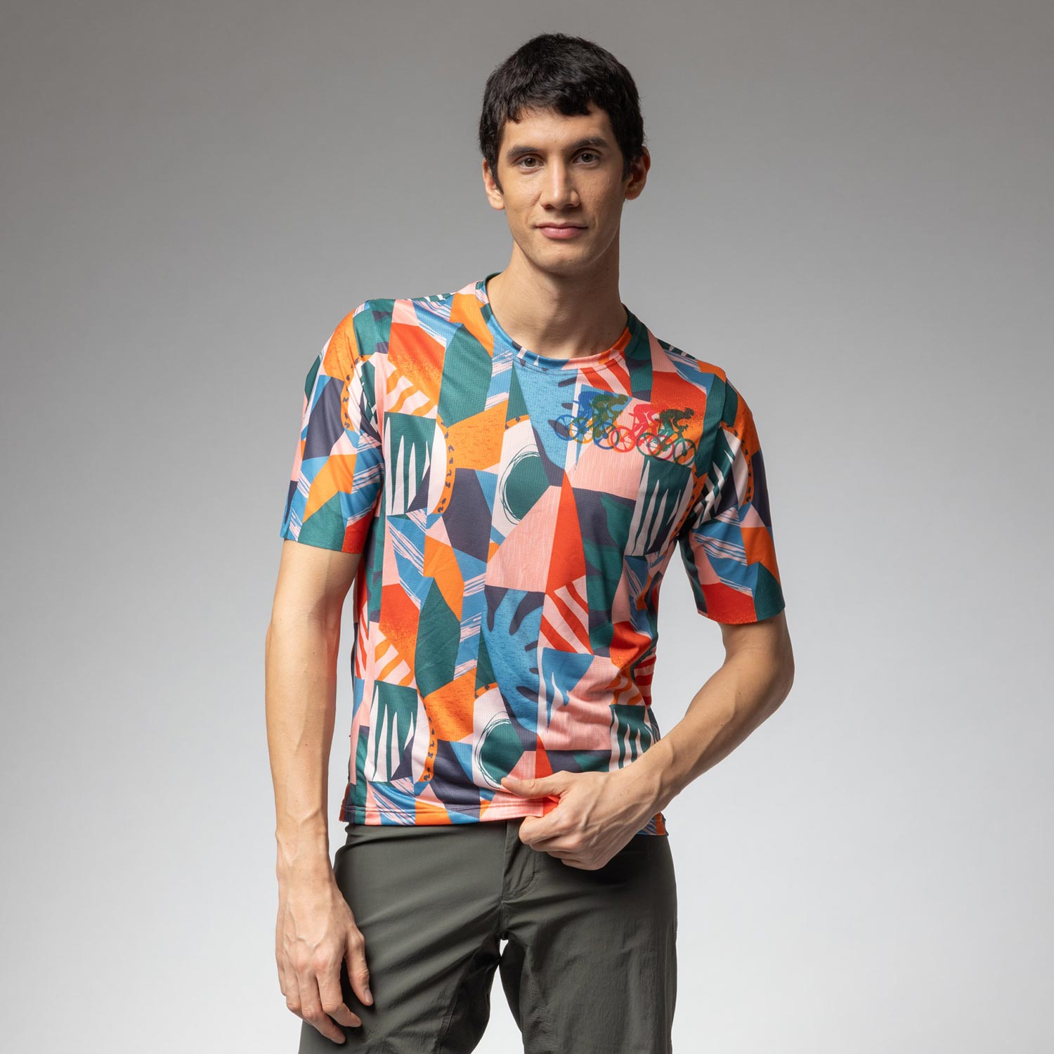 Ale Clothing Savana Off Road Short Sleeved Jersey - S - Multi Off Road/Gravel