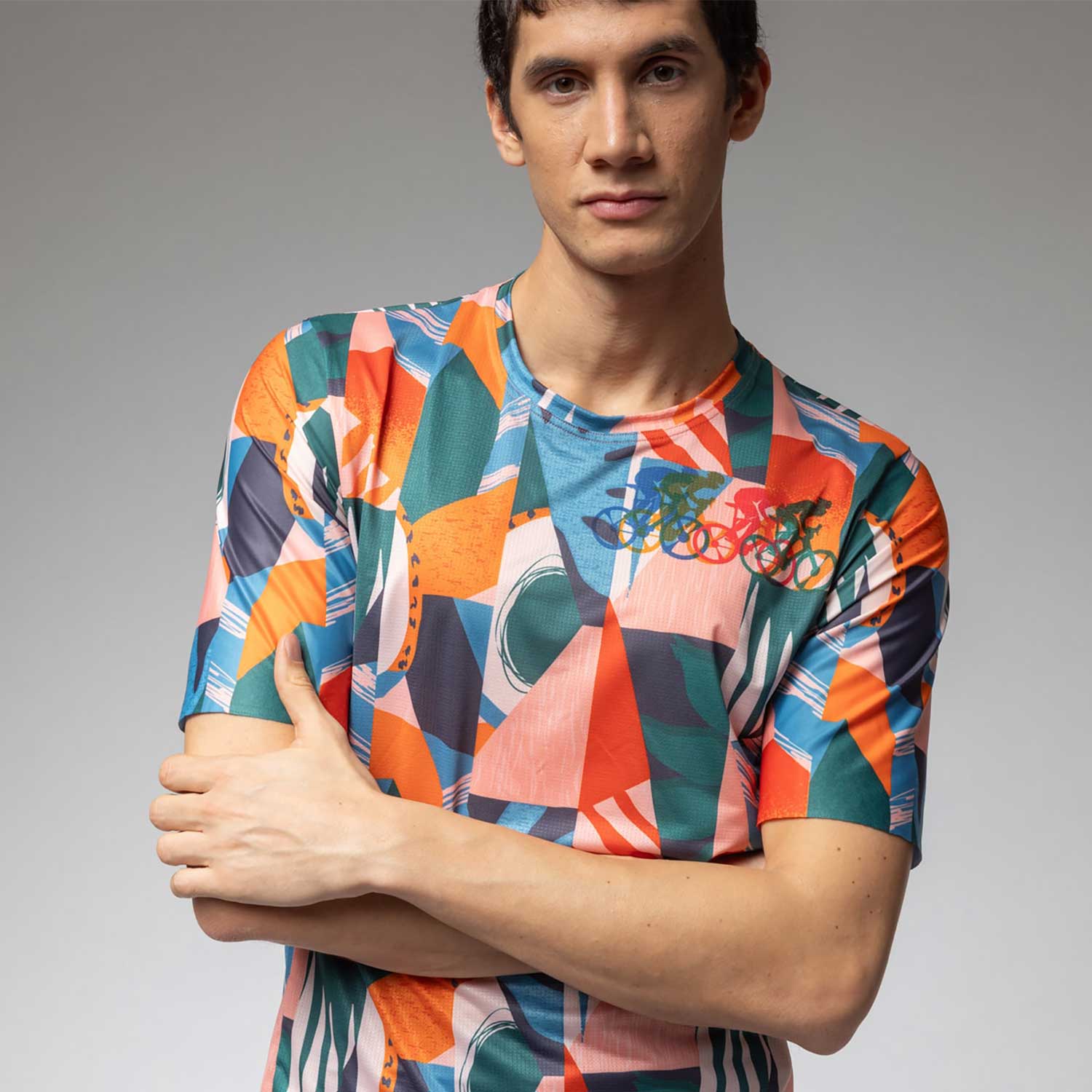 Ale Clothing Savana Off Road Short Sleeved Jersey - S - Multi Off Road/Gravel