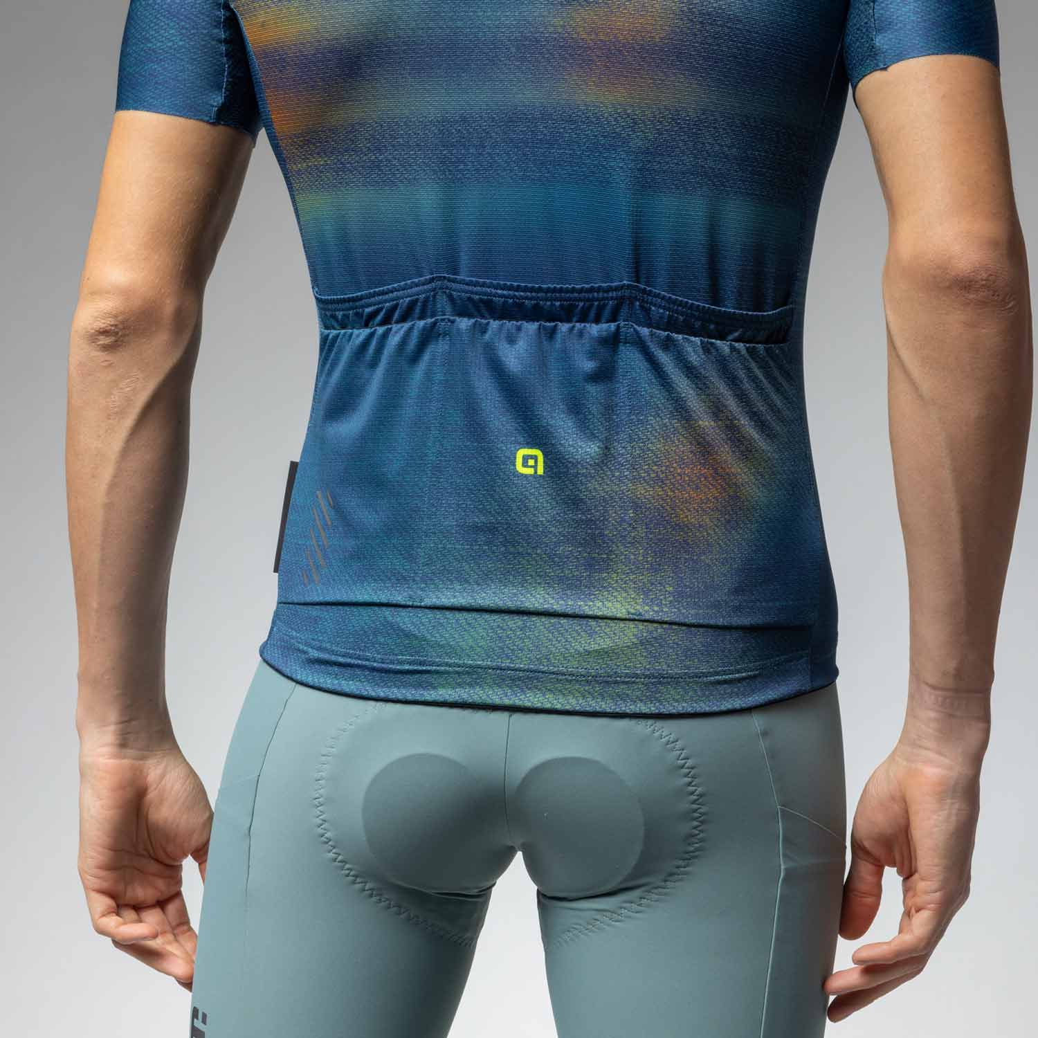 Ale Clothing Traccia Off Road Short Sleeved Jersey - XL - Blue Off Road/Gravel