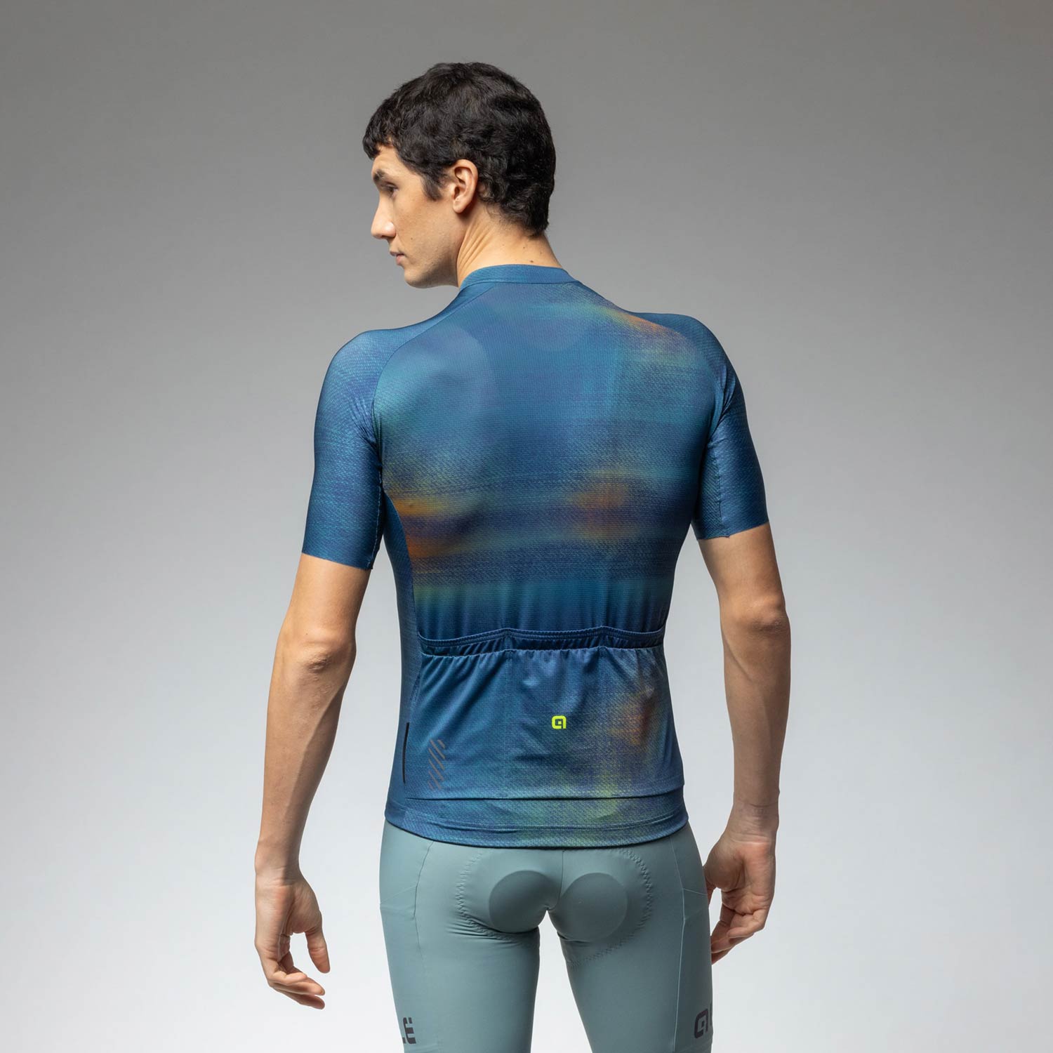 Ale Clothing Traccia Off Road Short Sleeved Jersey - XXL - Blue Off Road/Gravel