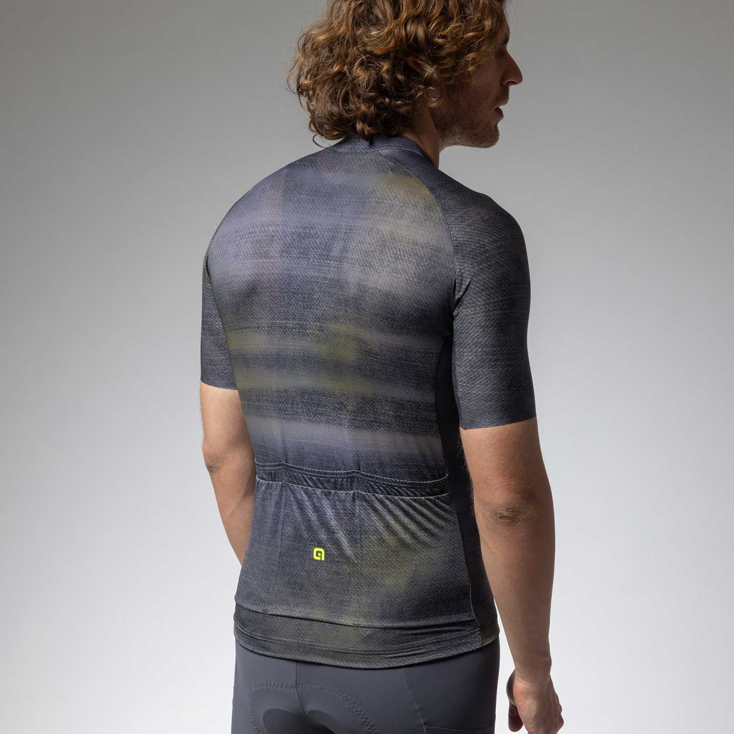 Ale Clothing Traccia Off Road Short Sleeved Jersey - M - Black Off Road/Gravel