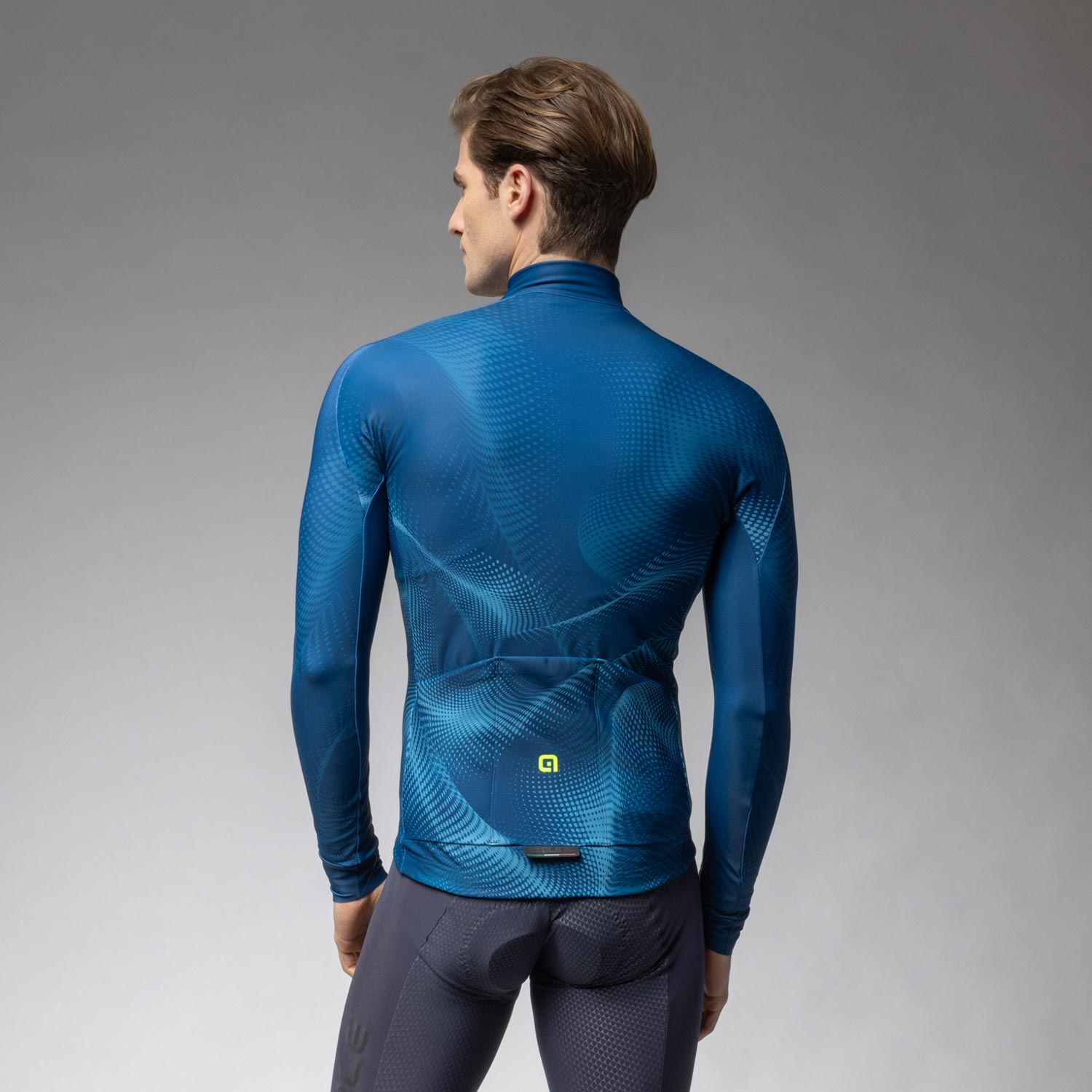 Ale Clothing Cosmic Pragma Long Sleeved Jersey - S - Blue Pragma