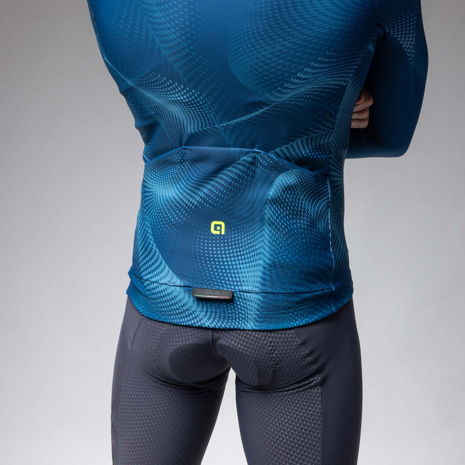 Ale Clothing Cosmic Pragma Long Sleeved Jersey - S - Blue Pragma