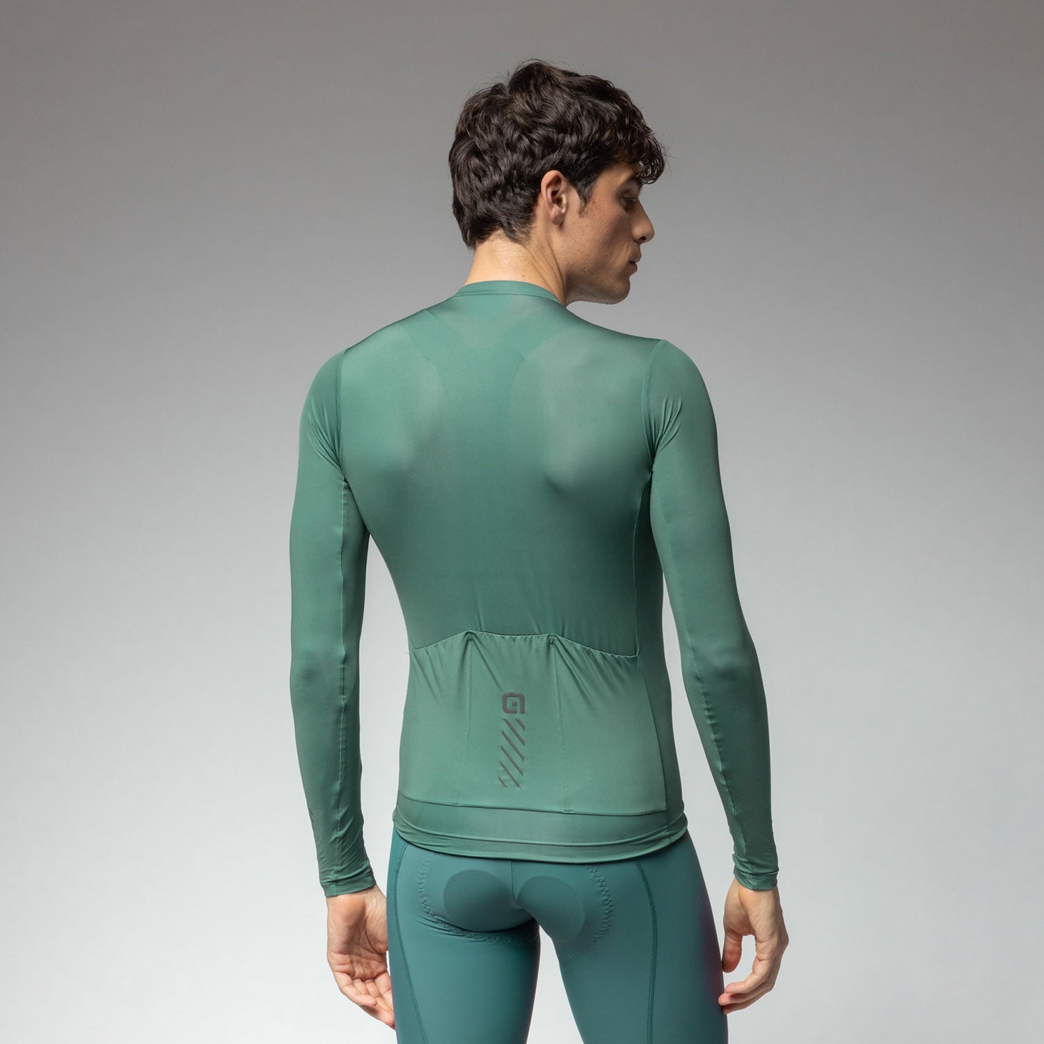 Ale Clothing Colour Block Pragma Long Sleeved Jersey - XXL - Green Pragma