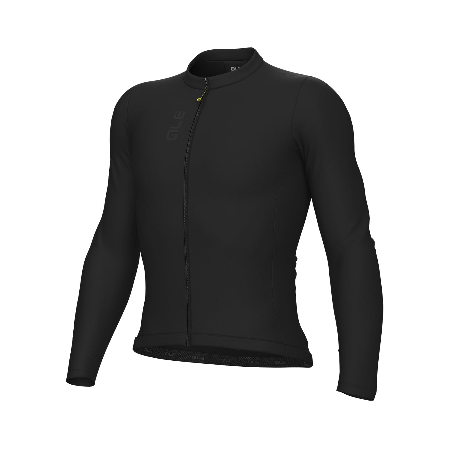 Ale Clothing Colour Block Pragma Long Sleeved Jersey - M - Black Pragma