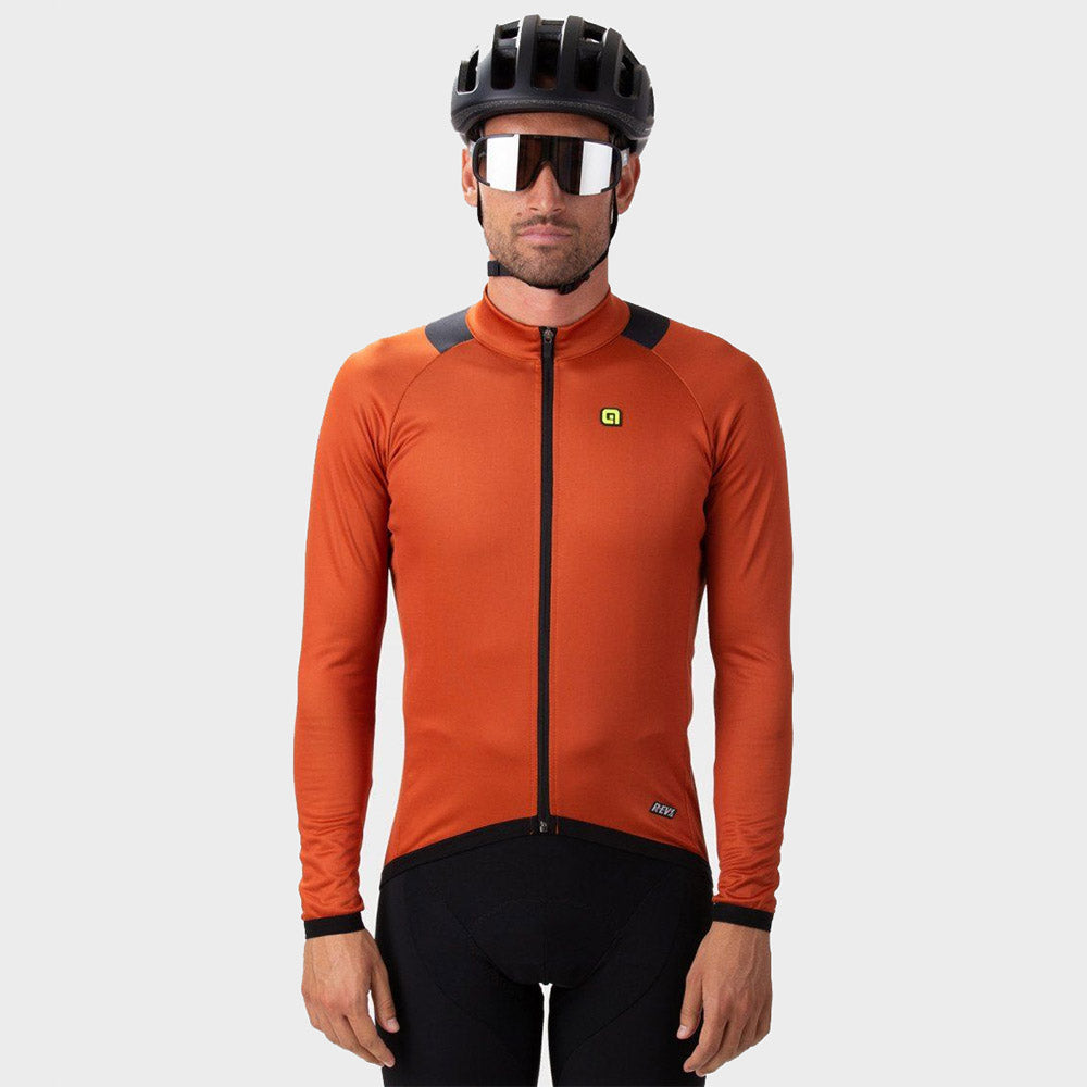 Ale Clothing Thermal R-Ev1 LS Jersey Rust L