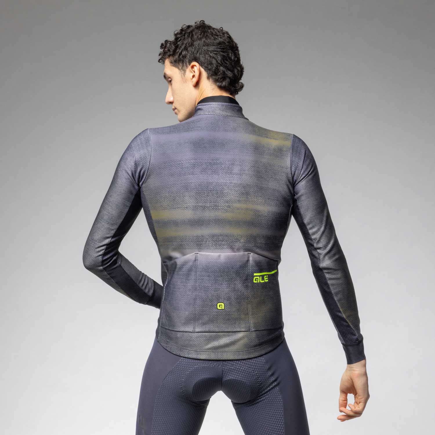 Ale Clothing Traccia PR-E Jacket - L - Black Off Road/Gravel