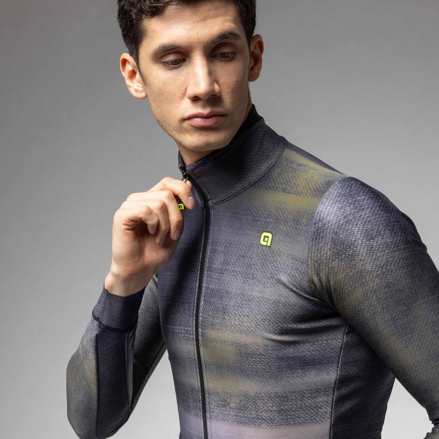 Ale Clothing Traccia PR-E Jacket - L - Black Off Road/Gravel