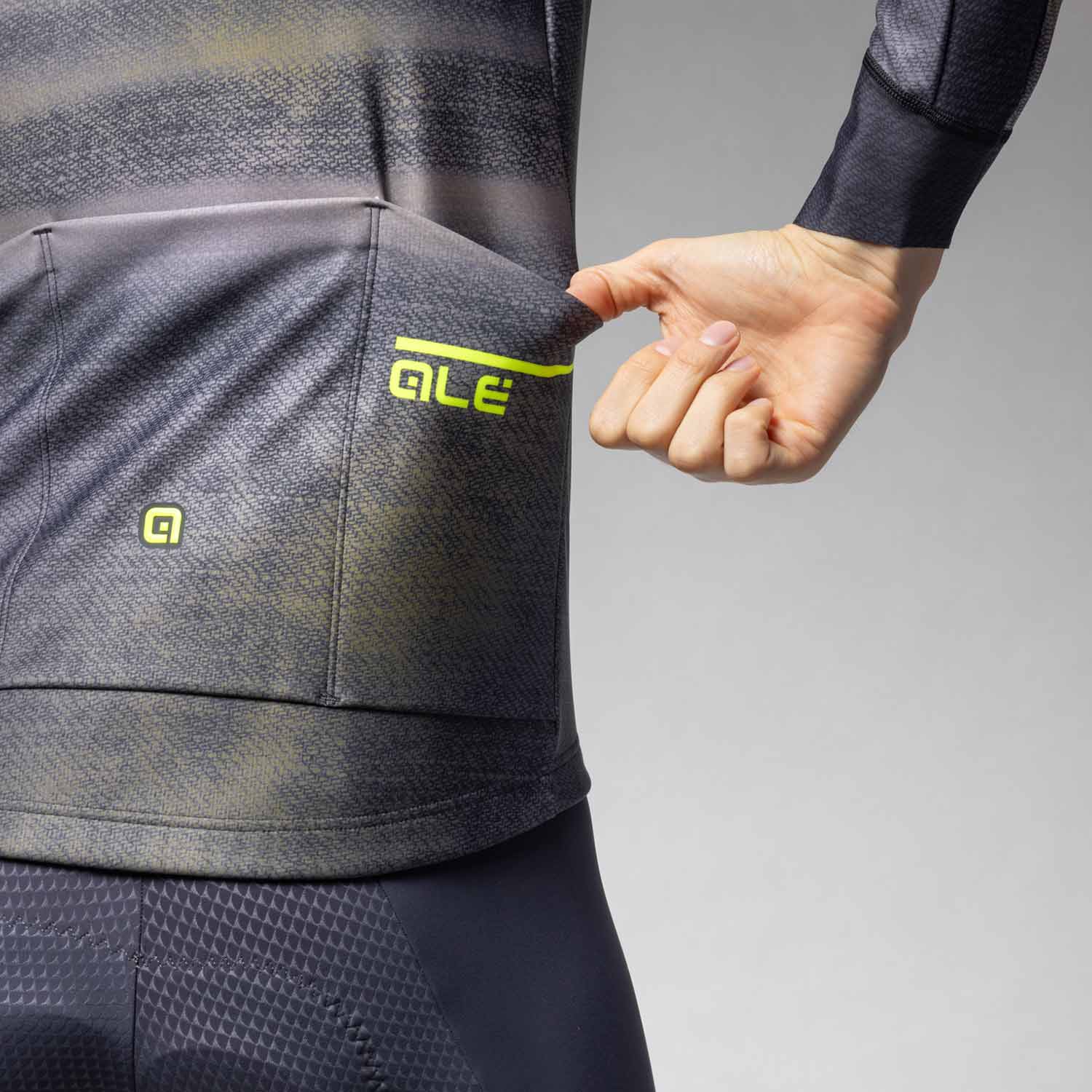Ale Clothing Traccia PR-E Jacket - L - Black Off Road/Gravel
