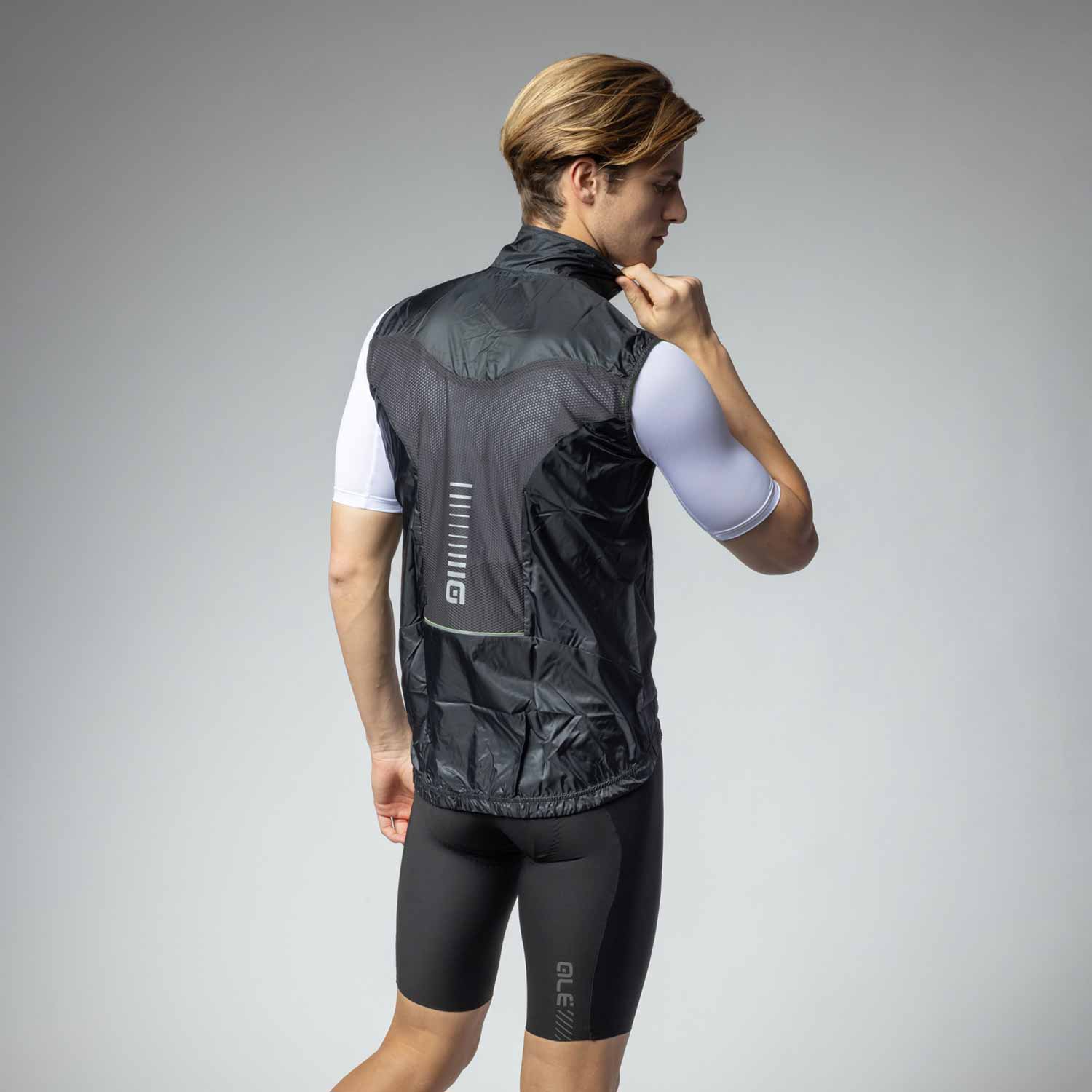 Ale Clothing Light Pack Ale' Guscio Gilet Black XXL