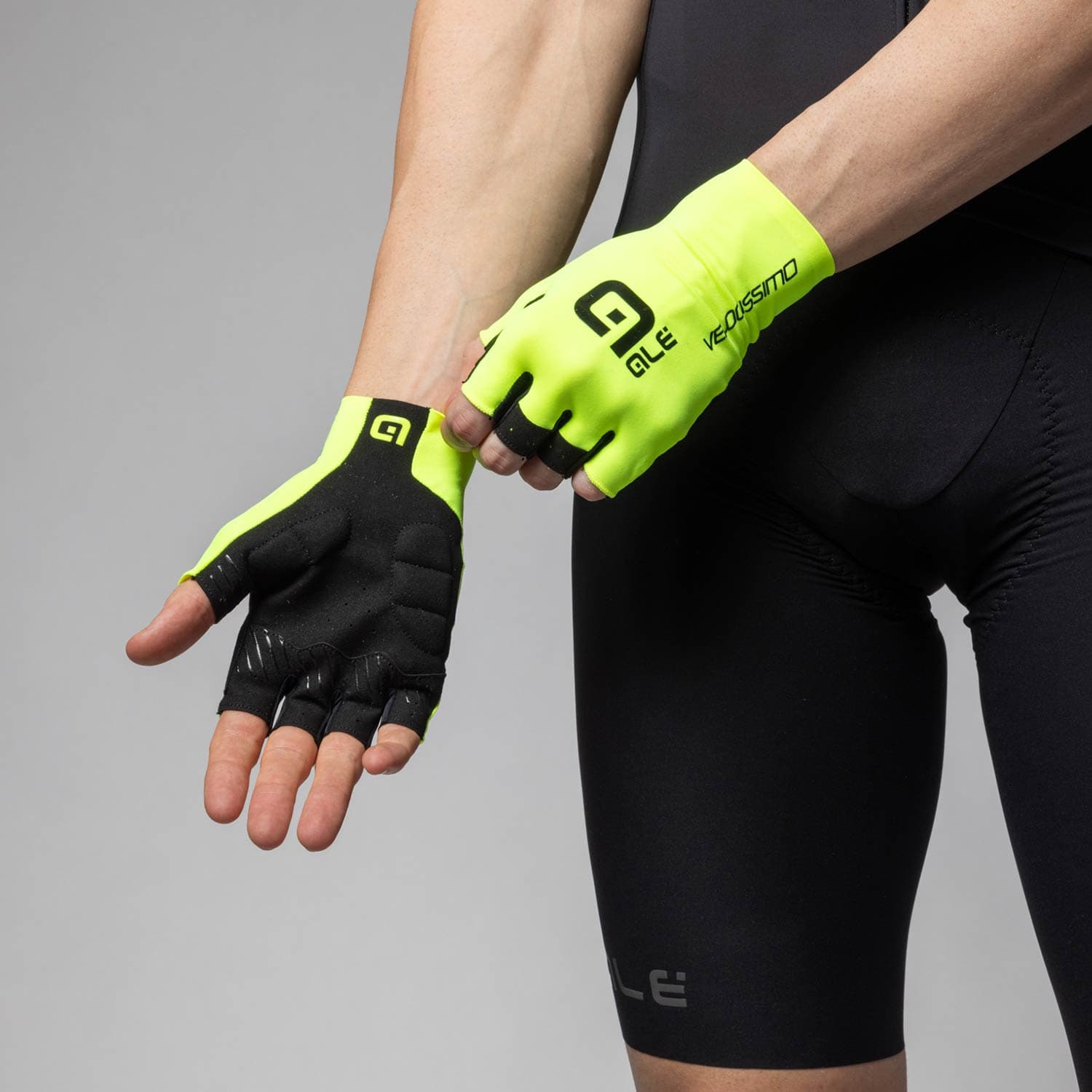 Ale Clothing Velocissimo Summer Gloves Yellow/Black L