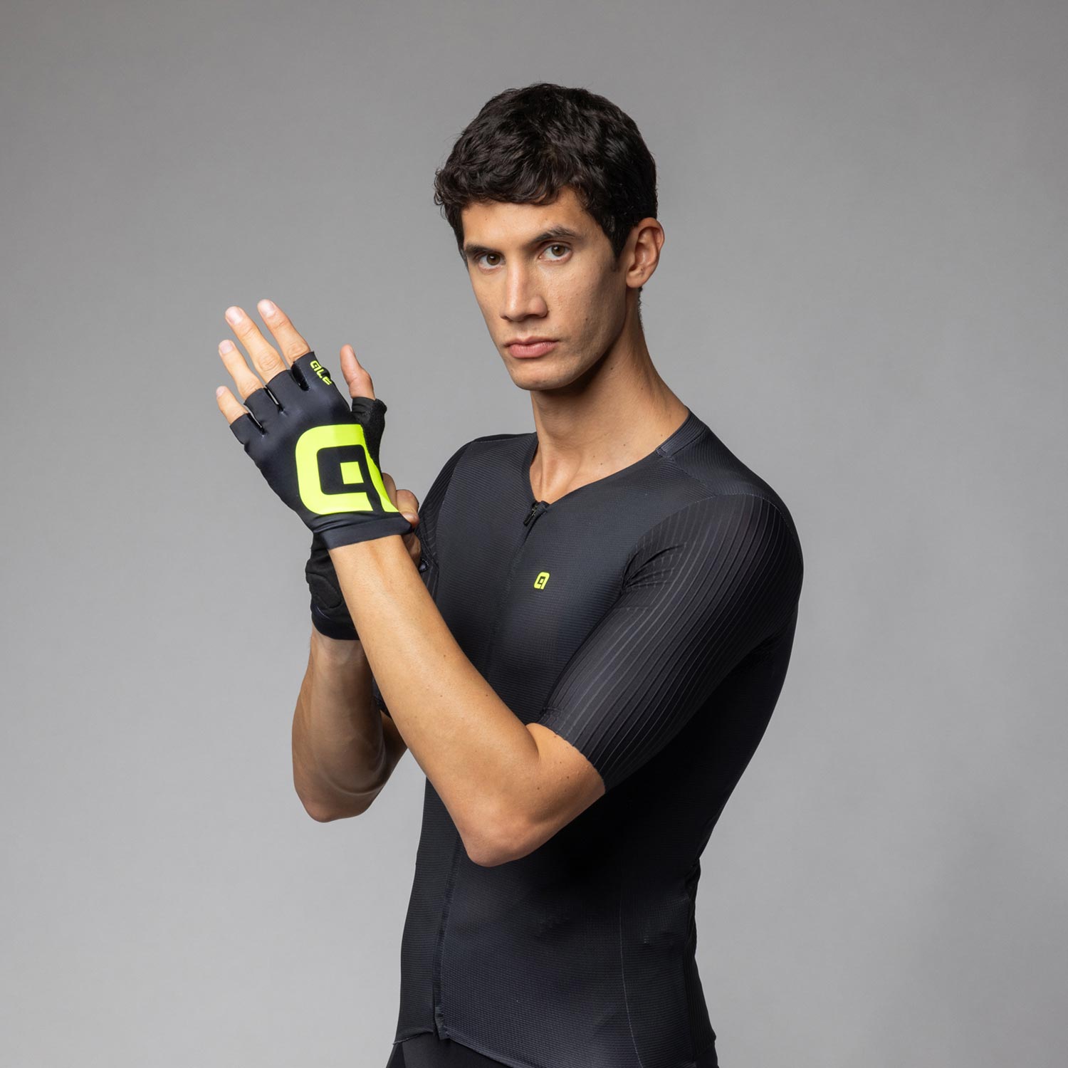 Ale Clothing Air Summer Mitts - XXL - Black-Yellow
