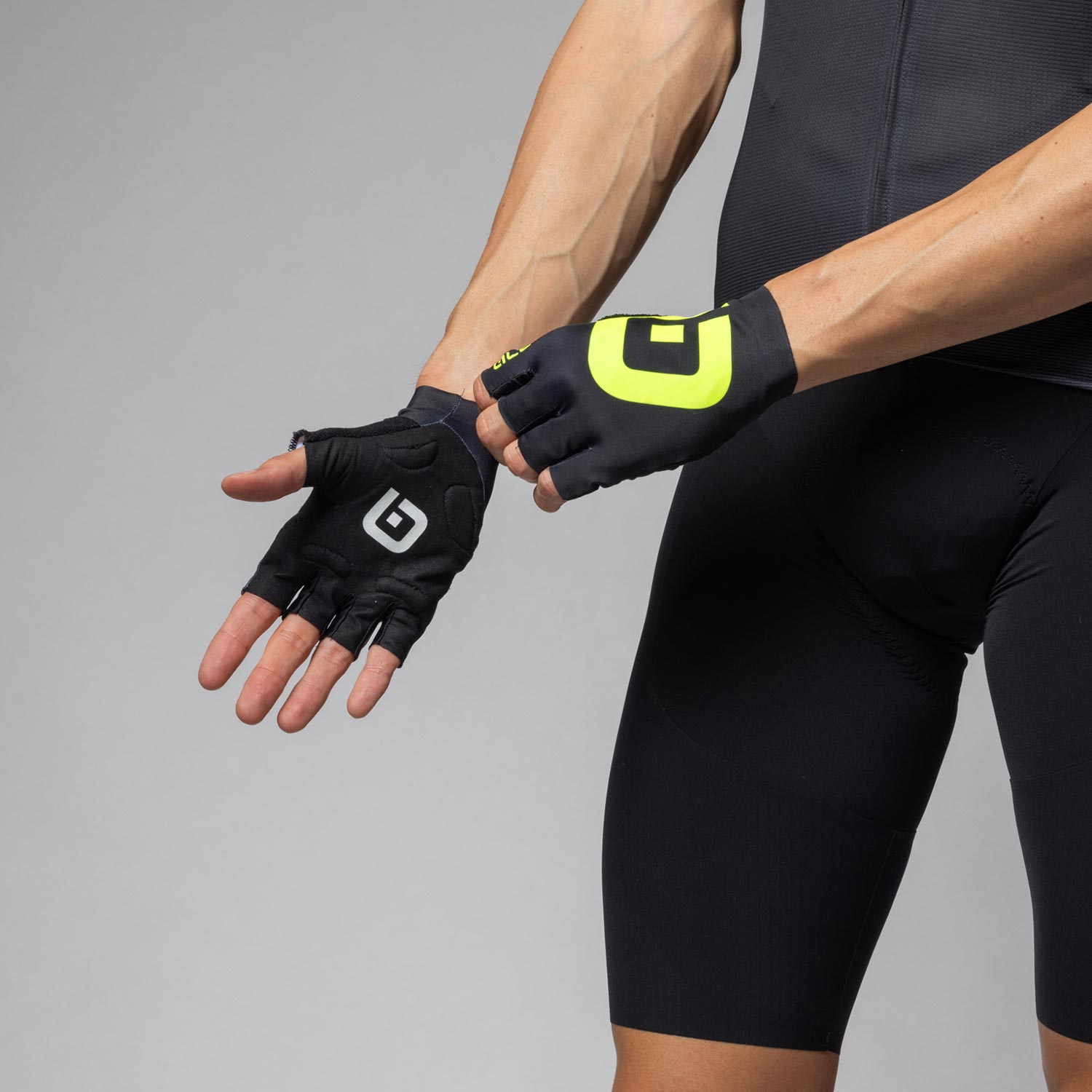 Ale Clothing Air Summer Mitts - XXL - Black-Yellow