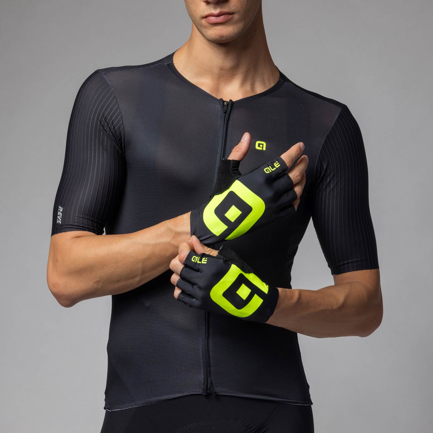 Ale Clothing Air Summer Mitts - XXL - Black-Yellow