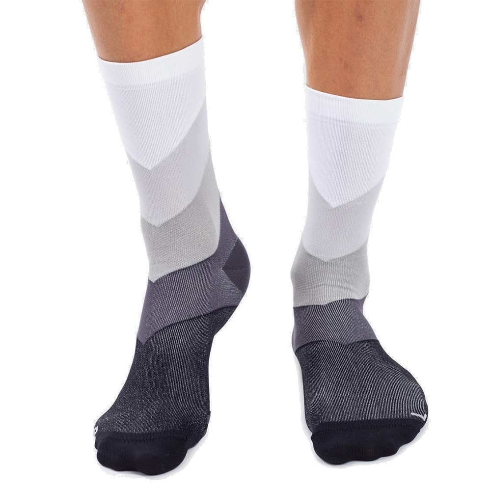 Ale Clothing Diagonal Digitopress Q-Skin 16cm Socks Gry M/40-43