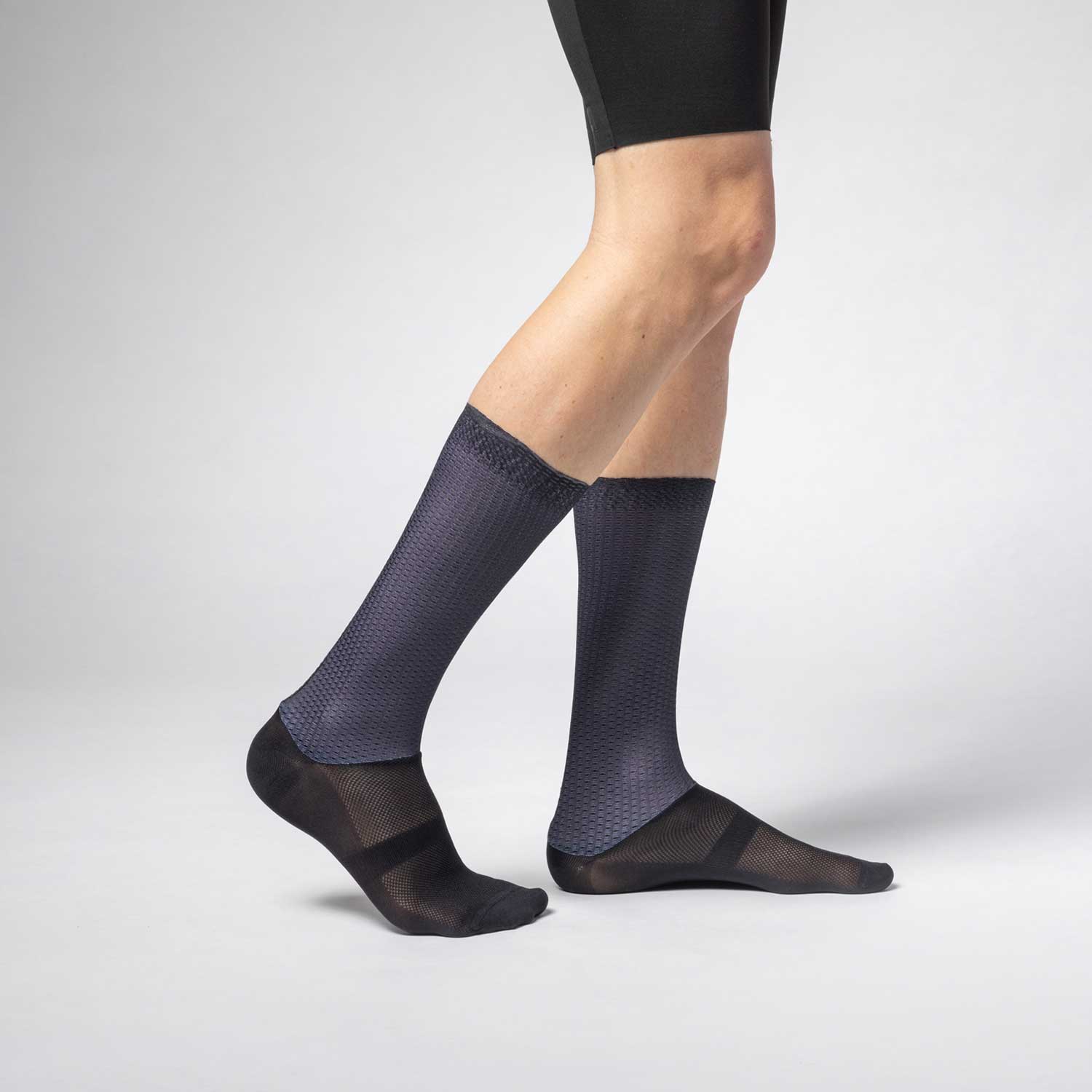 Ale Clothing Typhoon Q-Skin 21cm Socks Blk XL/48-50