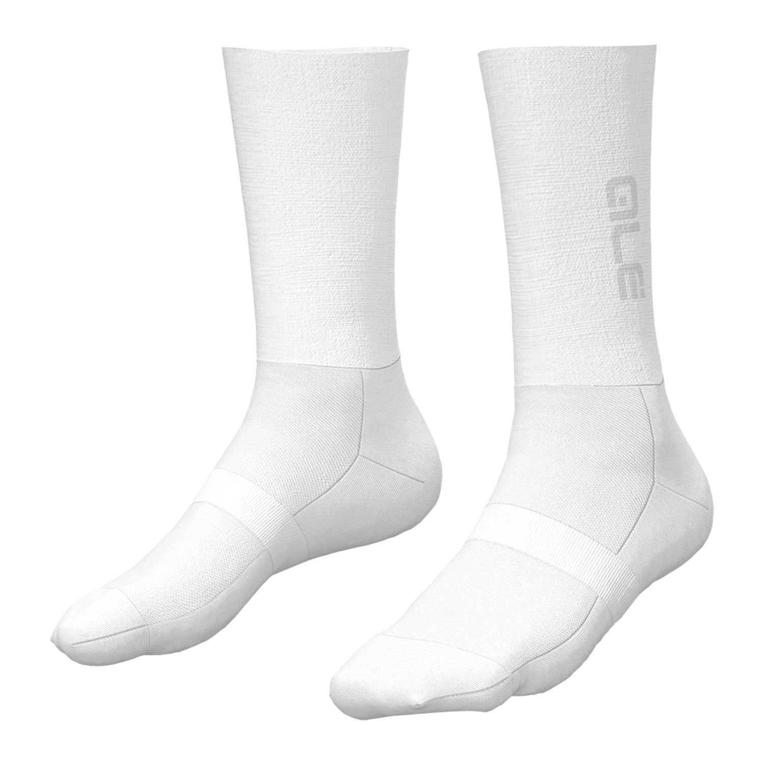 Ale Clothing Fluida 18cm Aero Socks White M/40-43