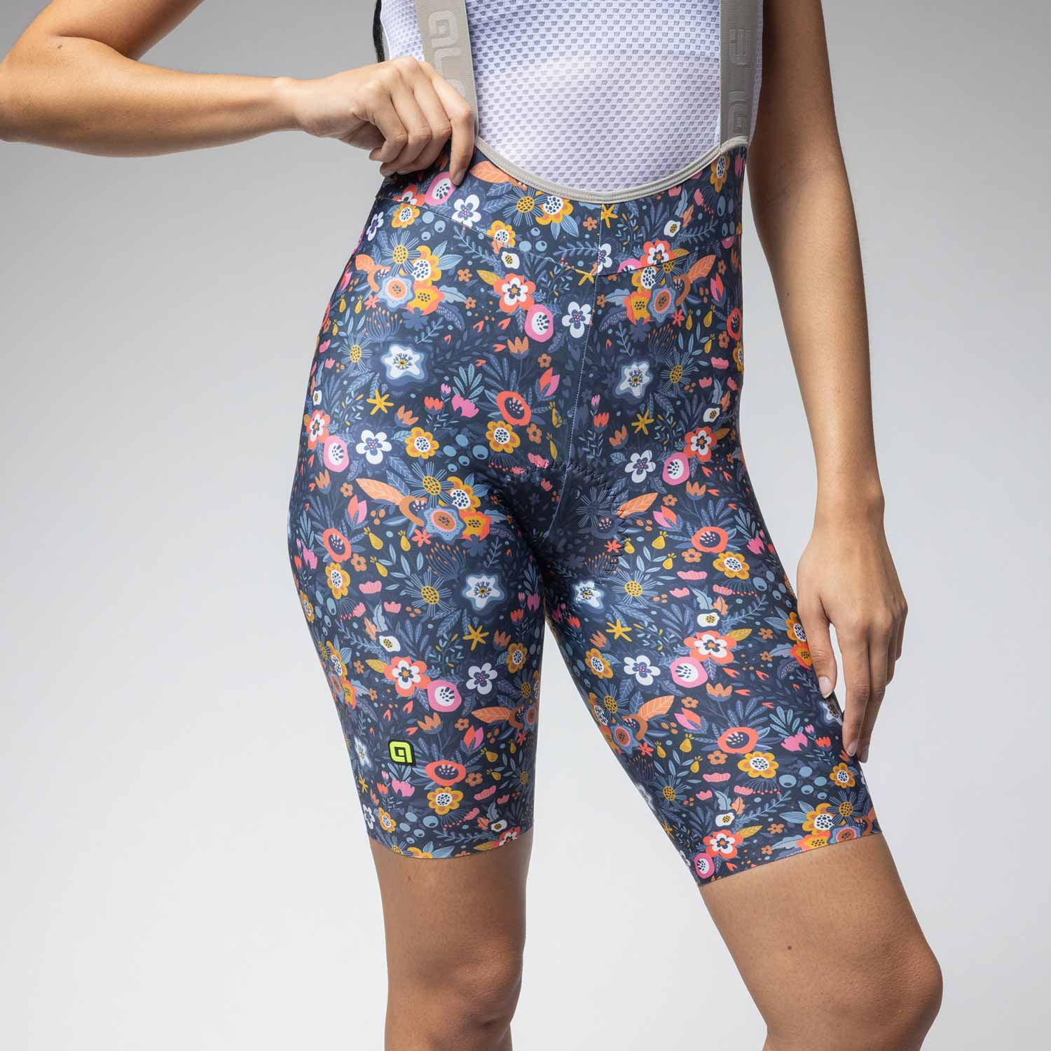 Ale Clothing Master Graphic PR-E Womens Bibshorts - XS - Blue PR-E