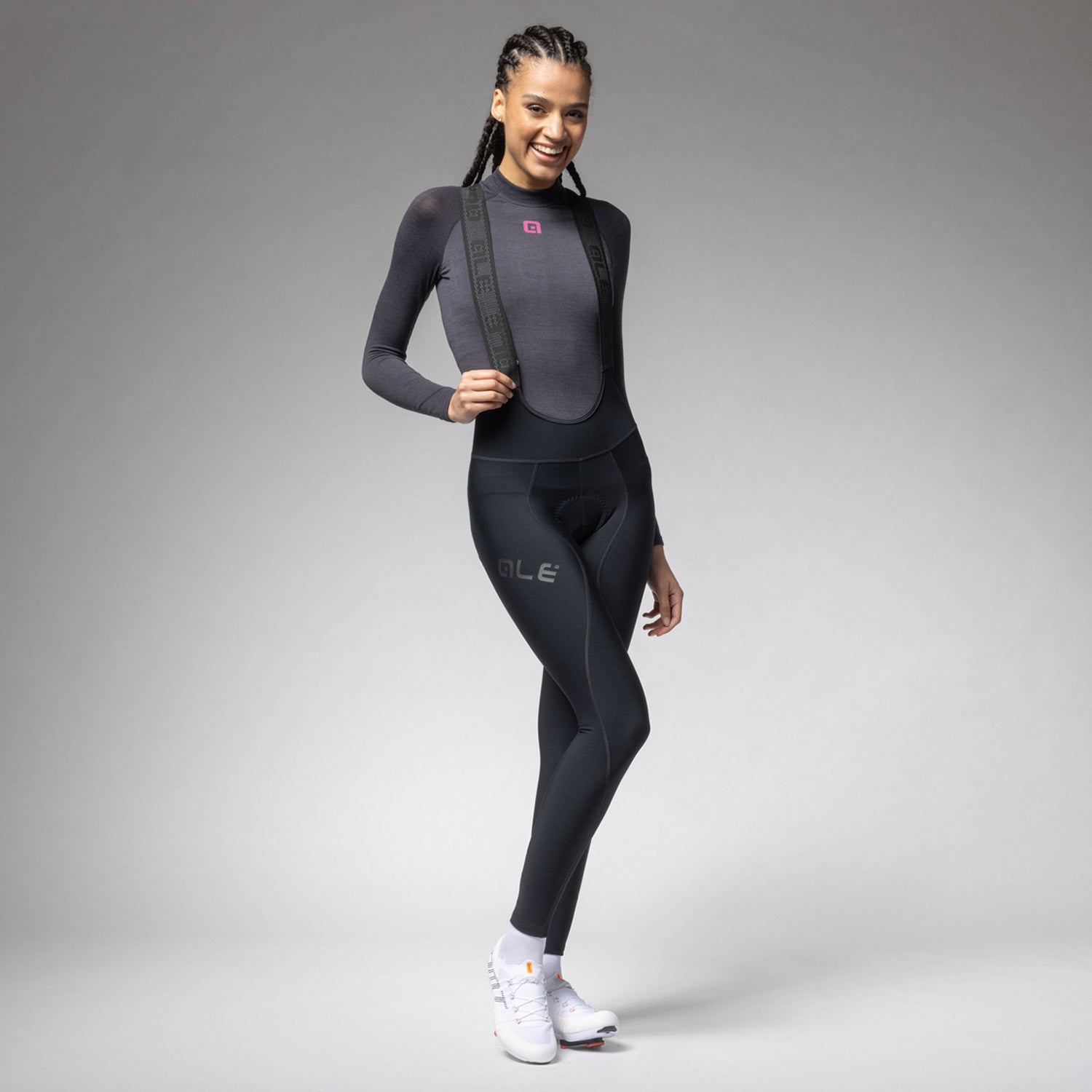 Ale Clothing Winter Pragma Womens Bibtights Blk XS