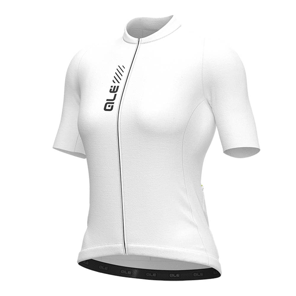 Alé Colour Block Pragma SS Wmn Jersey White L