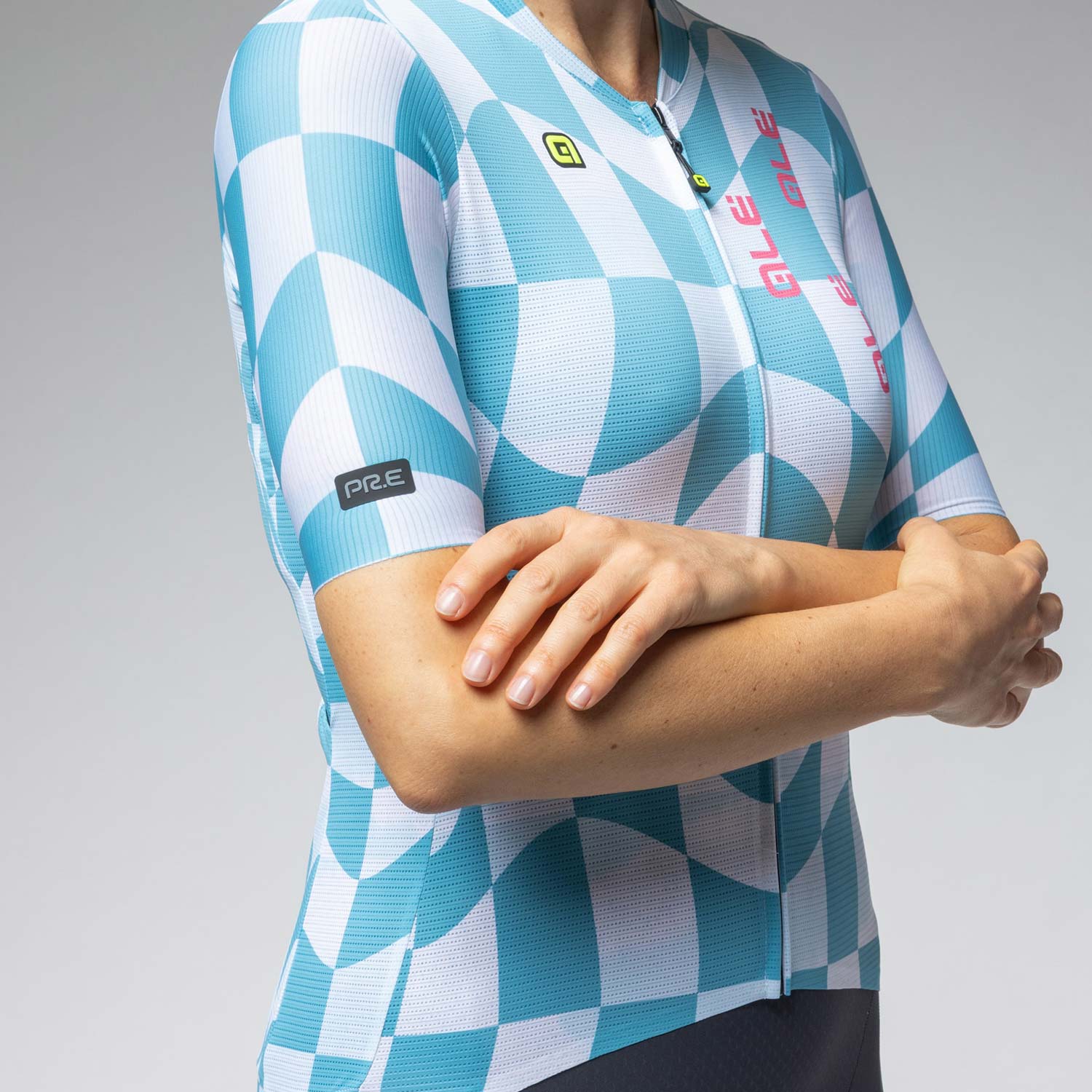 Ale Clothing Multiverso 2.0 PR-E Womens Short Sleeved Jersey - L - Cyan PR-E