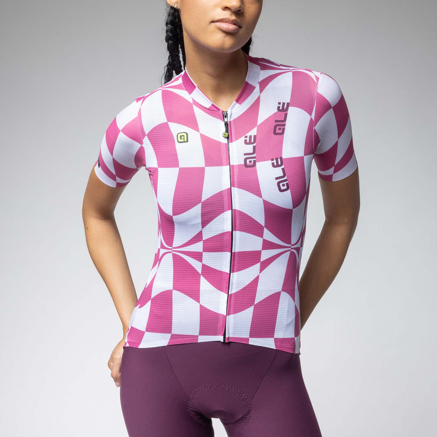 Ale Clothing Multiverso 2.0 PR-E Womens Short Sleeved Jersey - S - Pink PR-E