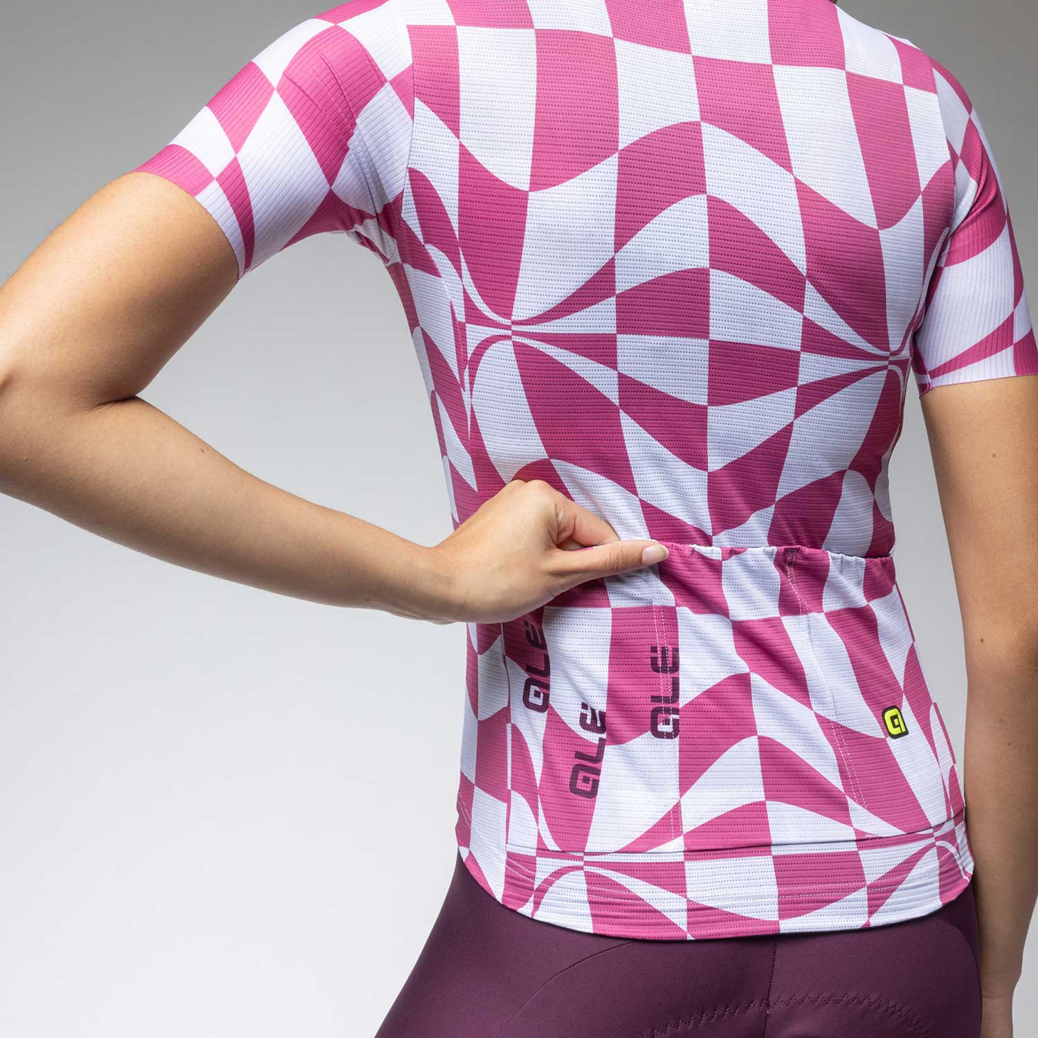 Ale Clothing Multiverso 2.0 PR-E Womens Short Sleeved Jersey - XS - Pink PR-E