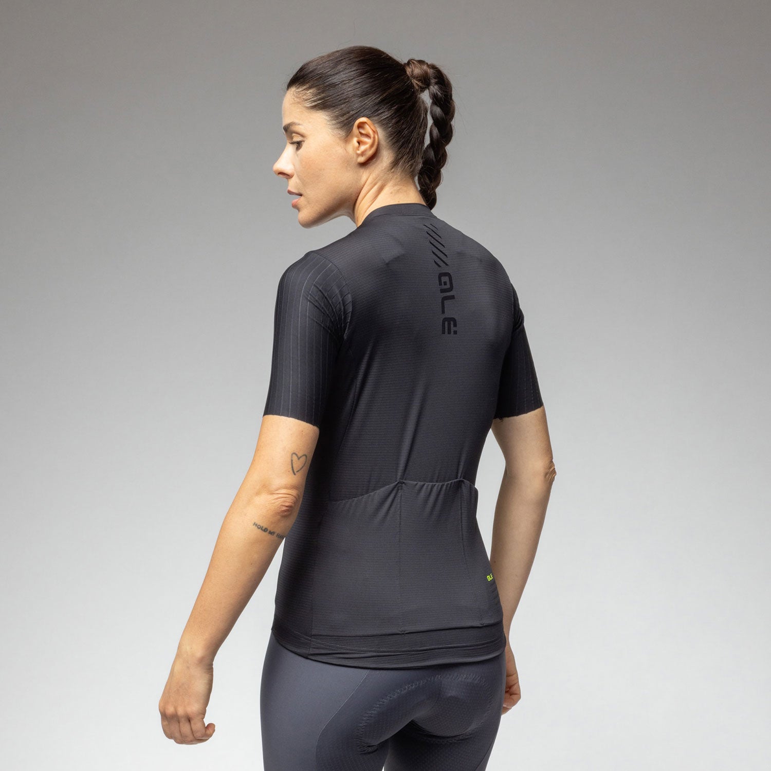 Ale Clothing Earthy Style 2.0 PR-E Womens Short Sleeved Jersey - L - Black PR-E