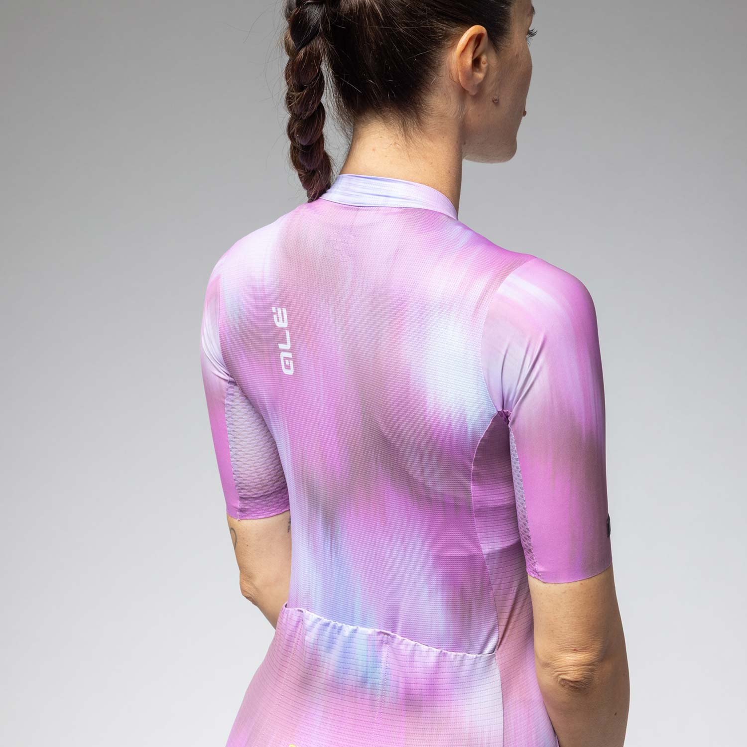Ale Clothing Argon PR-E Womens Short Sleeved Jersey - L - Pink PR-E